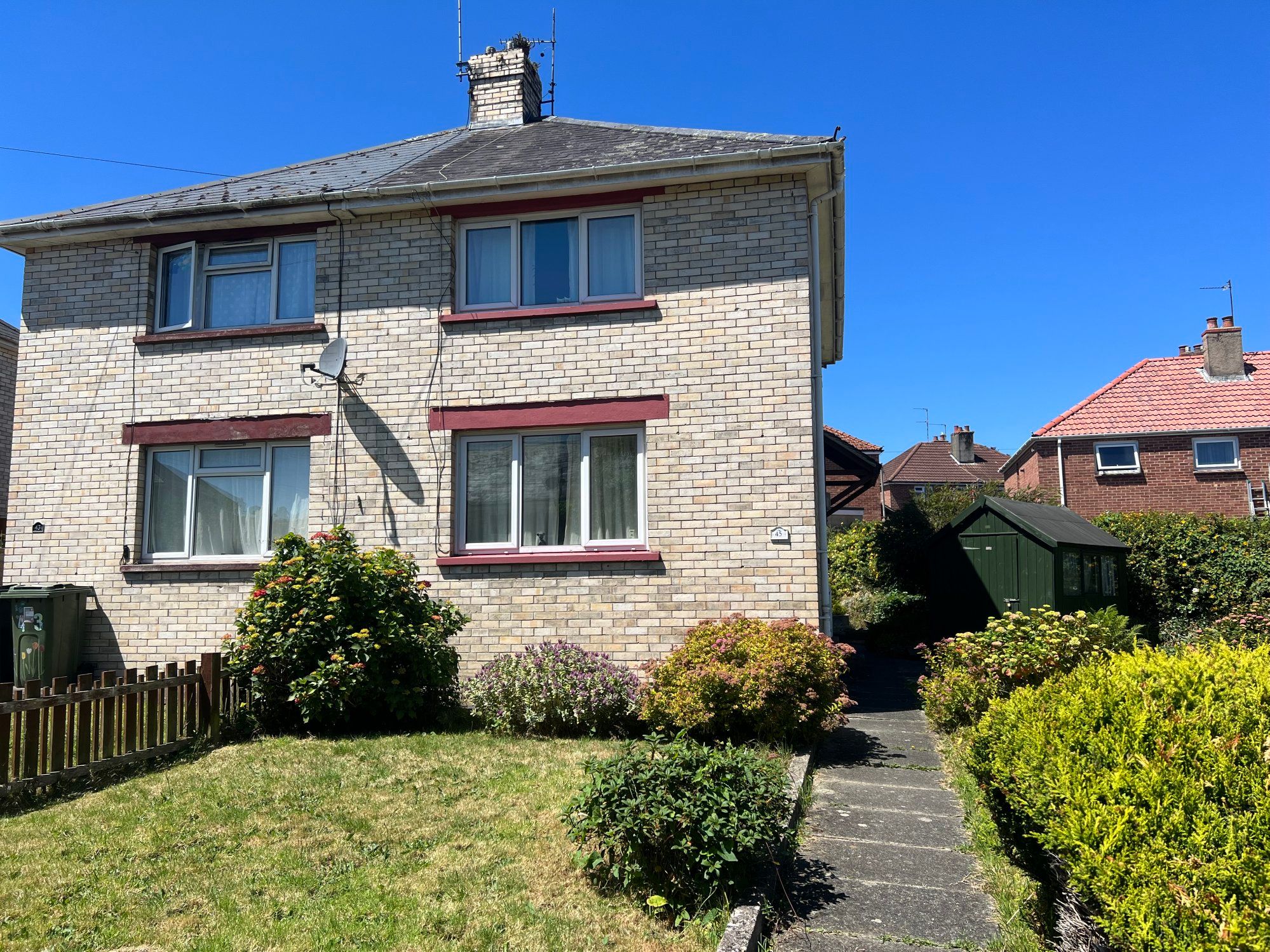 2 bed semidetached house for sale in Brownhills Road, Newton Abbot