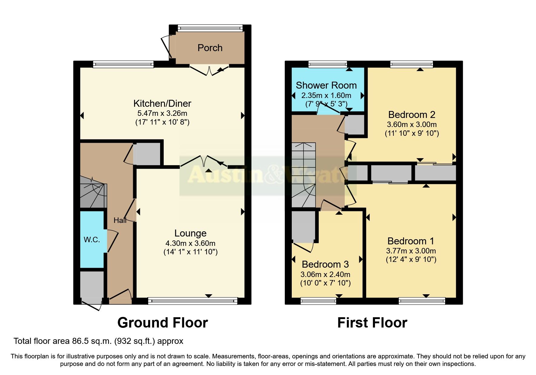 3 bed terraced house for sale in Esmonde Way, Canford Heath, Poole