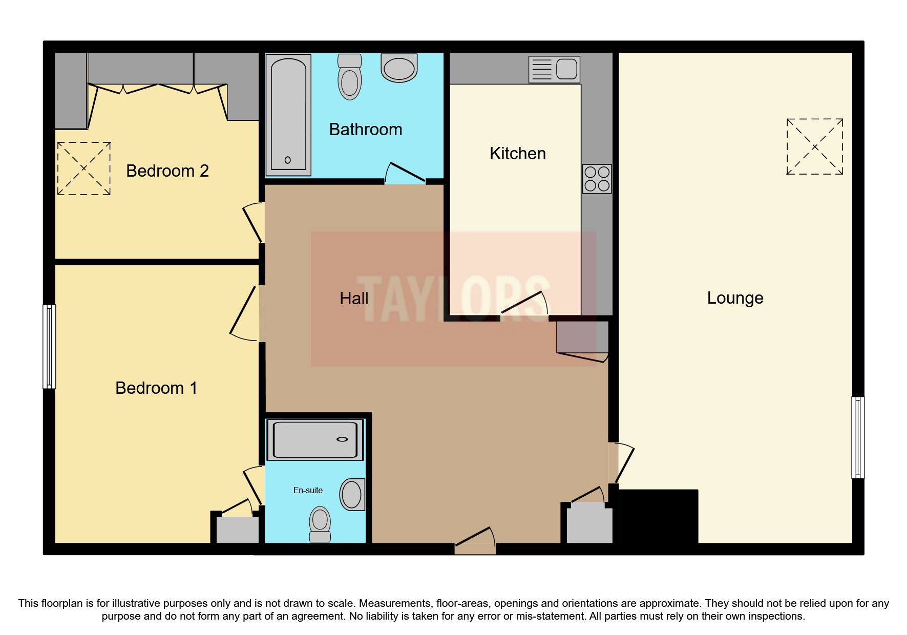 2 bed flat for sale in Sanders Place, Walsworth Road, Hitchin