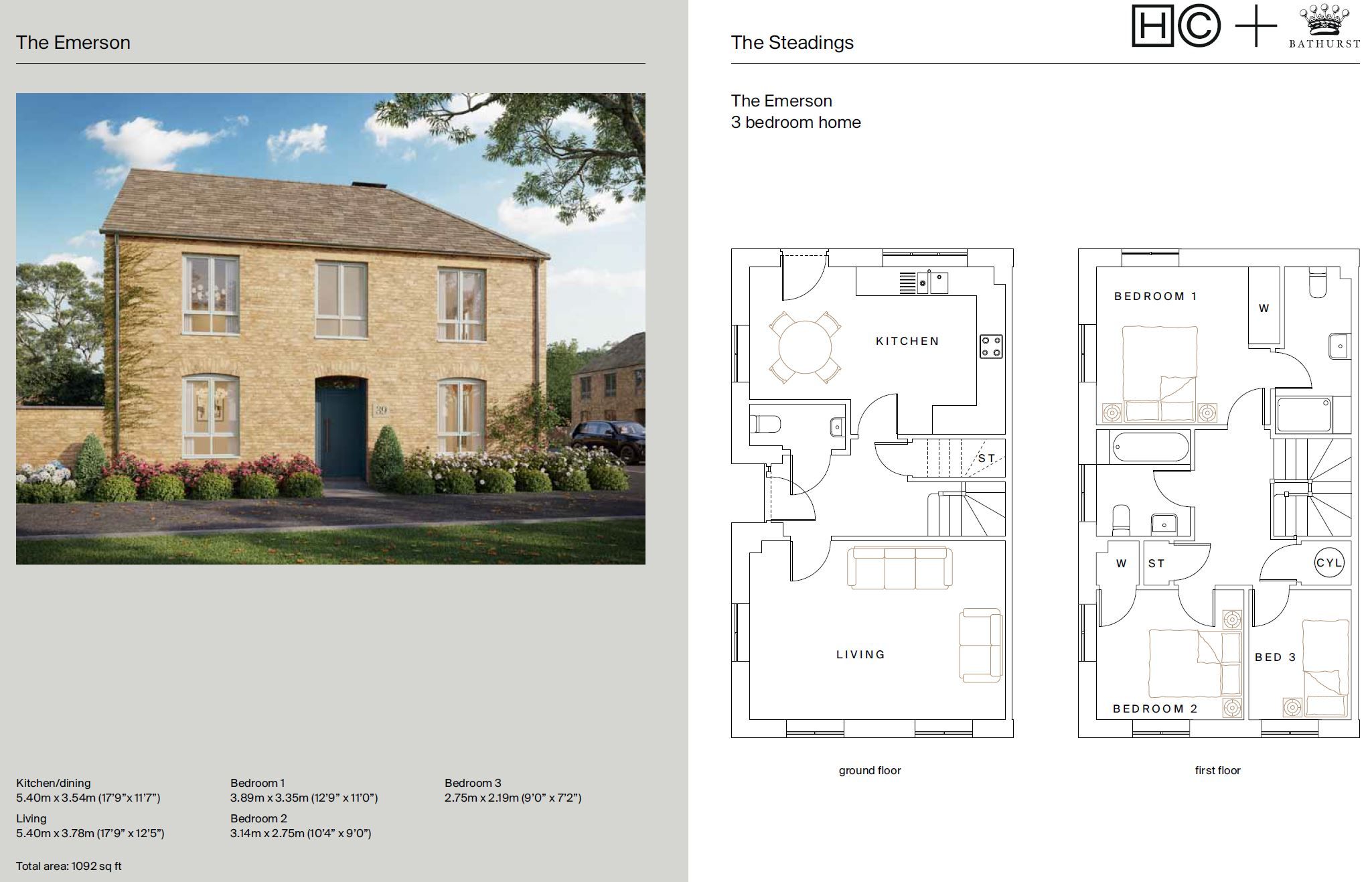 New home, 3 bed end terrace house for sale in Cirencester