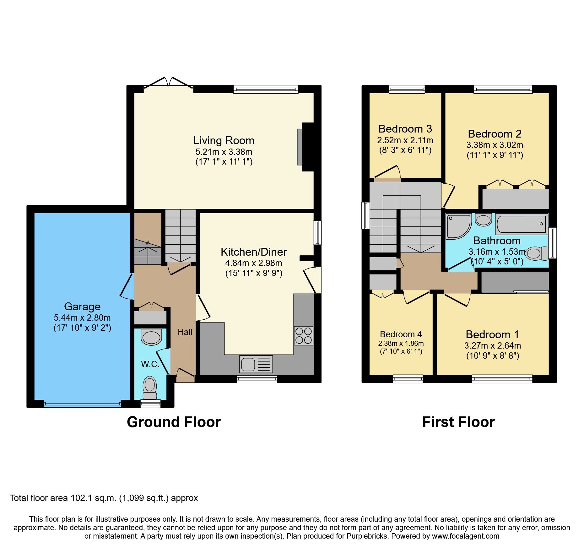 4 bed linkdetached house for sale in Millstone Rise, Liversedge WF15