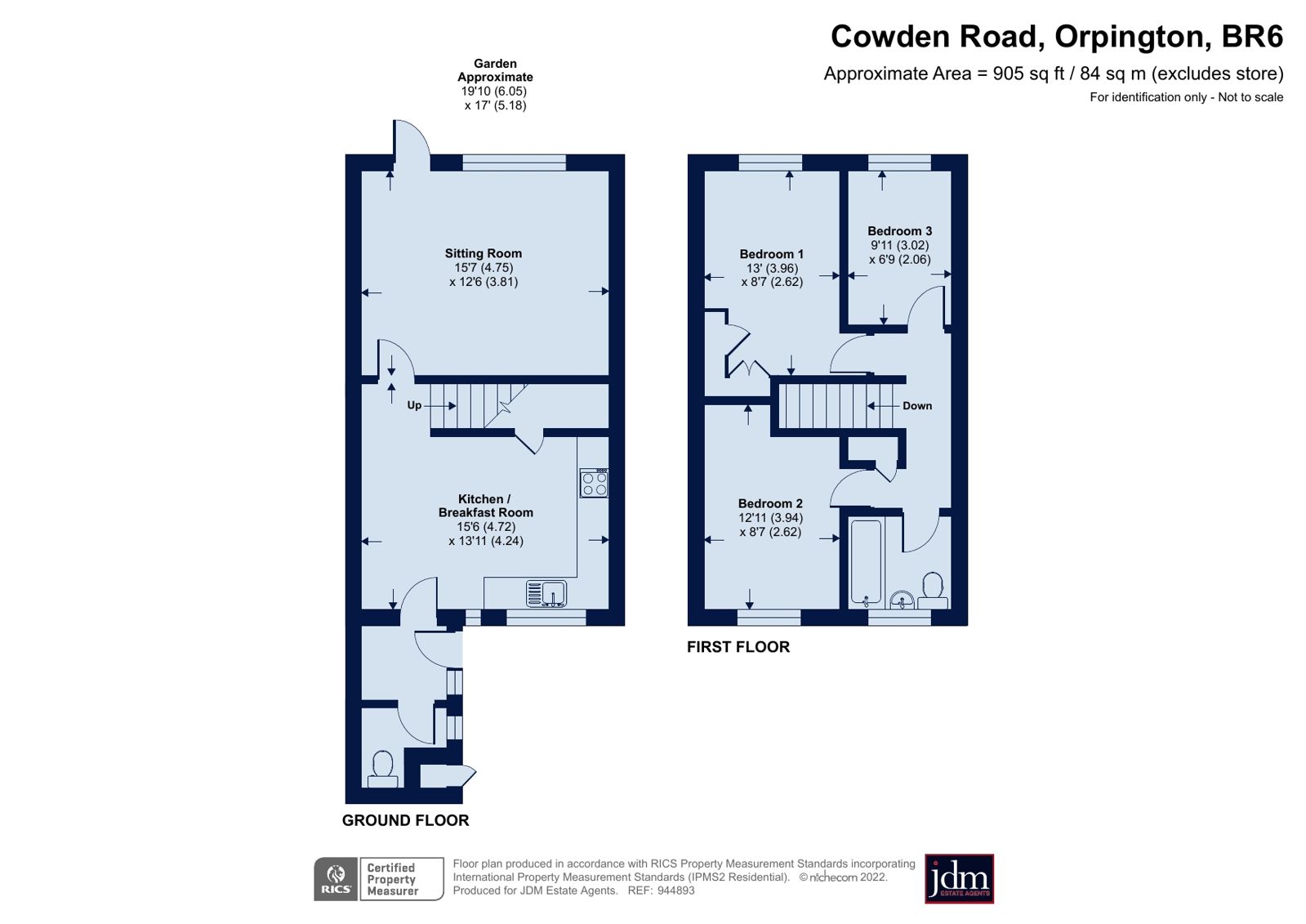 3 bed end terrace house for sale in Cowden Road, Orpington BR6 Zoopla