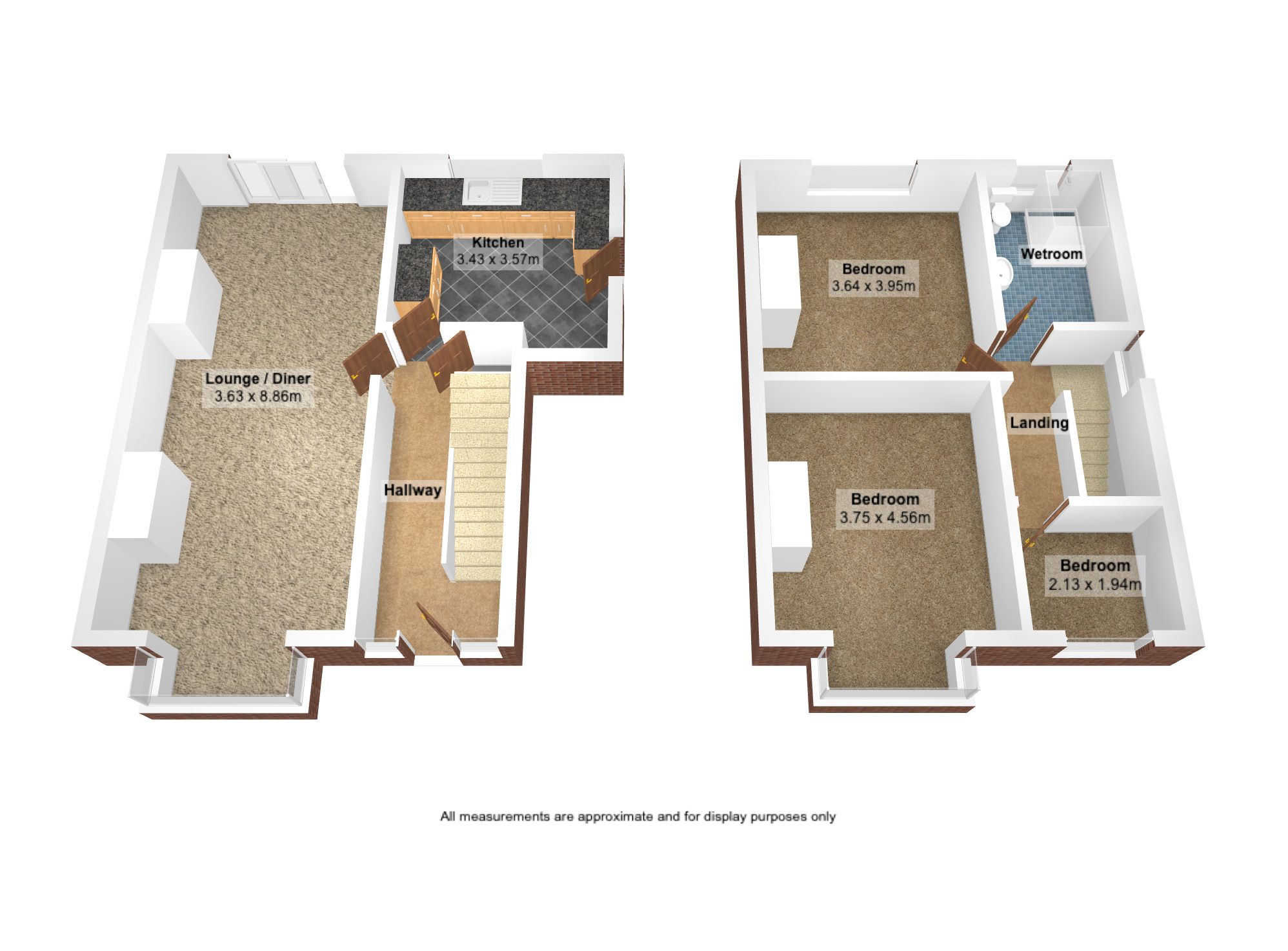 3 bed semidetached house to rent in Wood Lane, Handsworth Wood