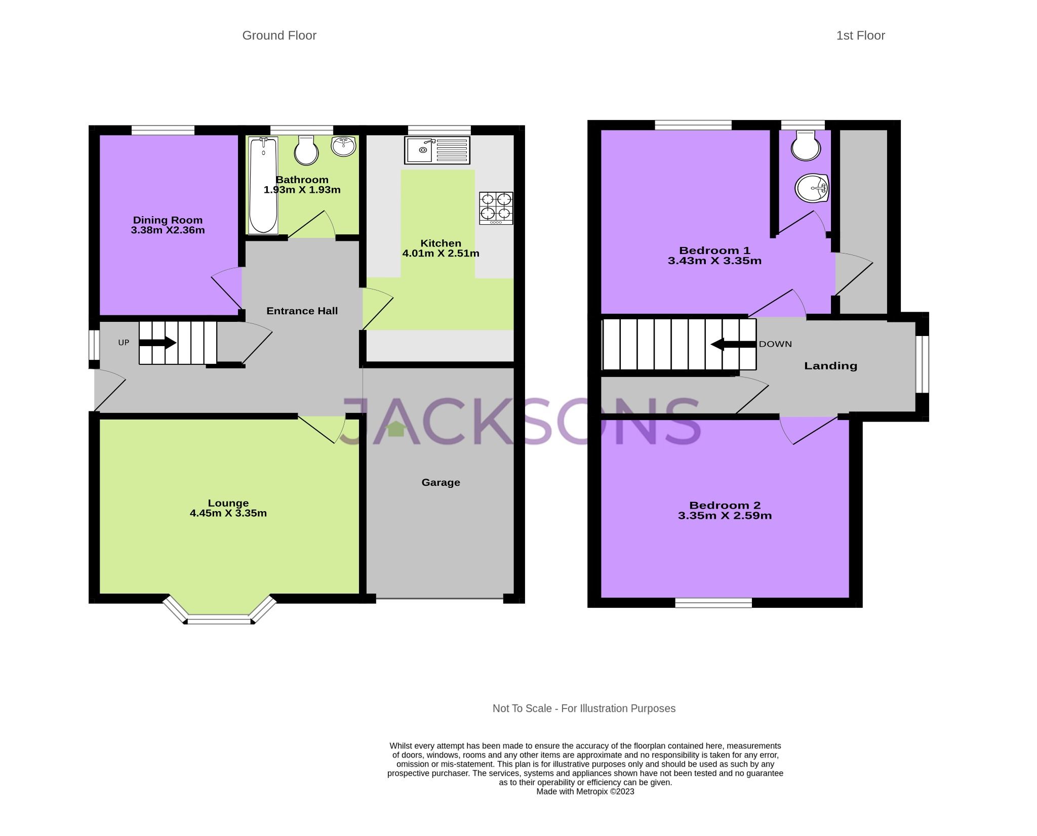 2 bed detached house to rent in Durham Road, Rainham, Gillingham ME8