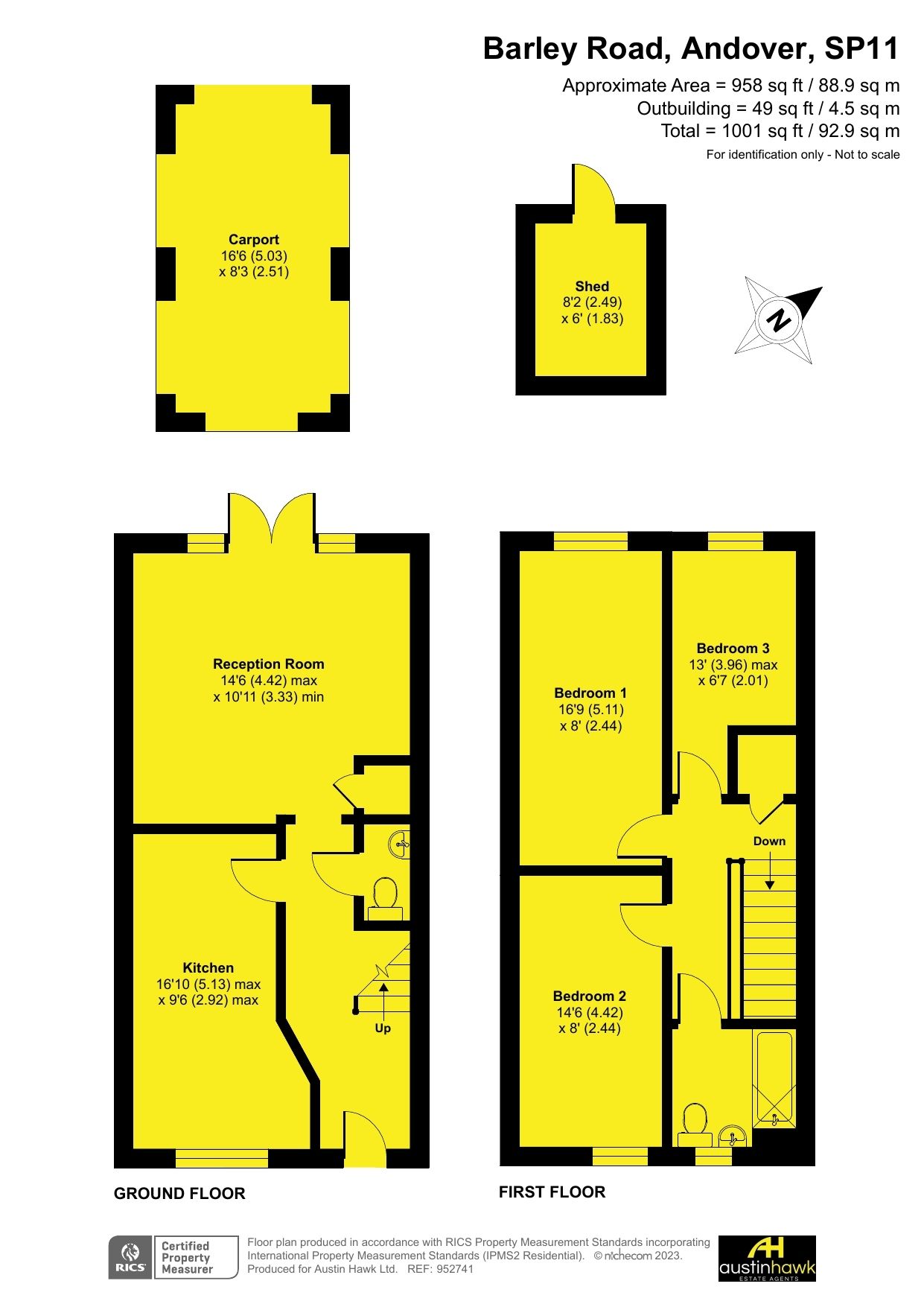 3 bed semidetached house for sale in Barley Road, East Anton, Andover SP11 Zoopla