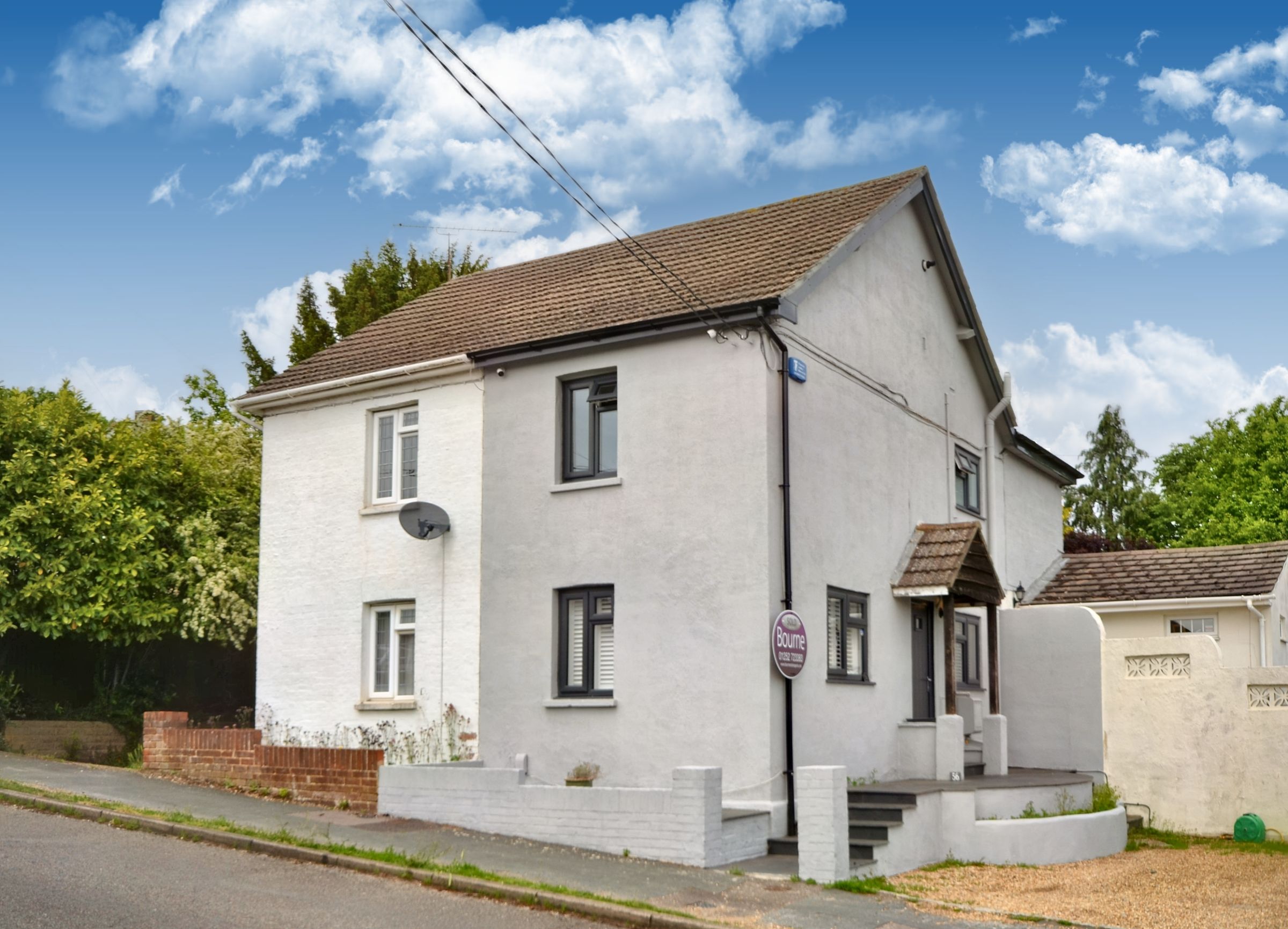 2 bed semidetached house for sale in Upper Weybourne Lane, Farnham GU9