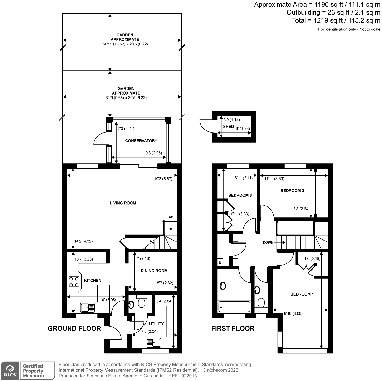3 bed terraced house for sale in Vincent Drive, Upper Halliford