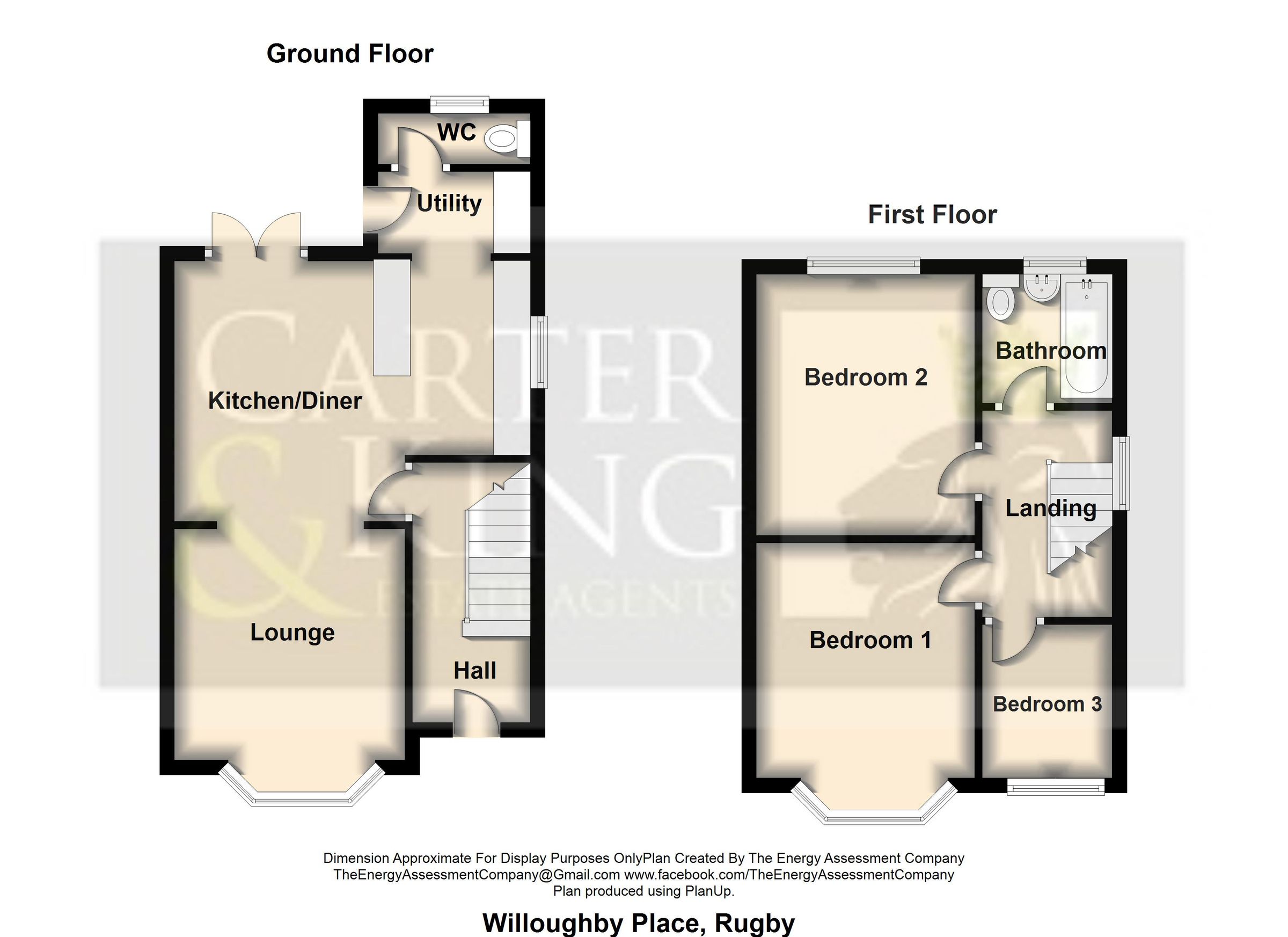 3 bed semidetached house for sale in Willoughby Place, Hillmorton