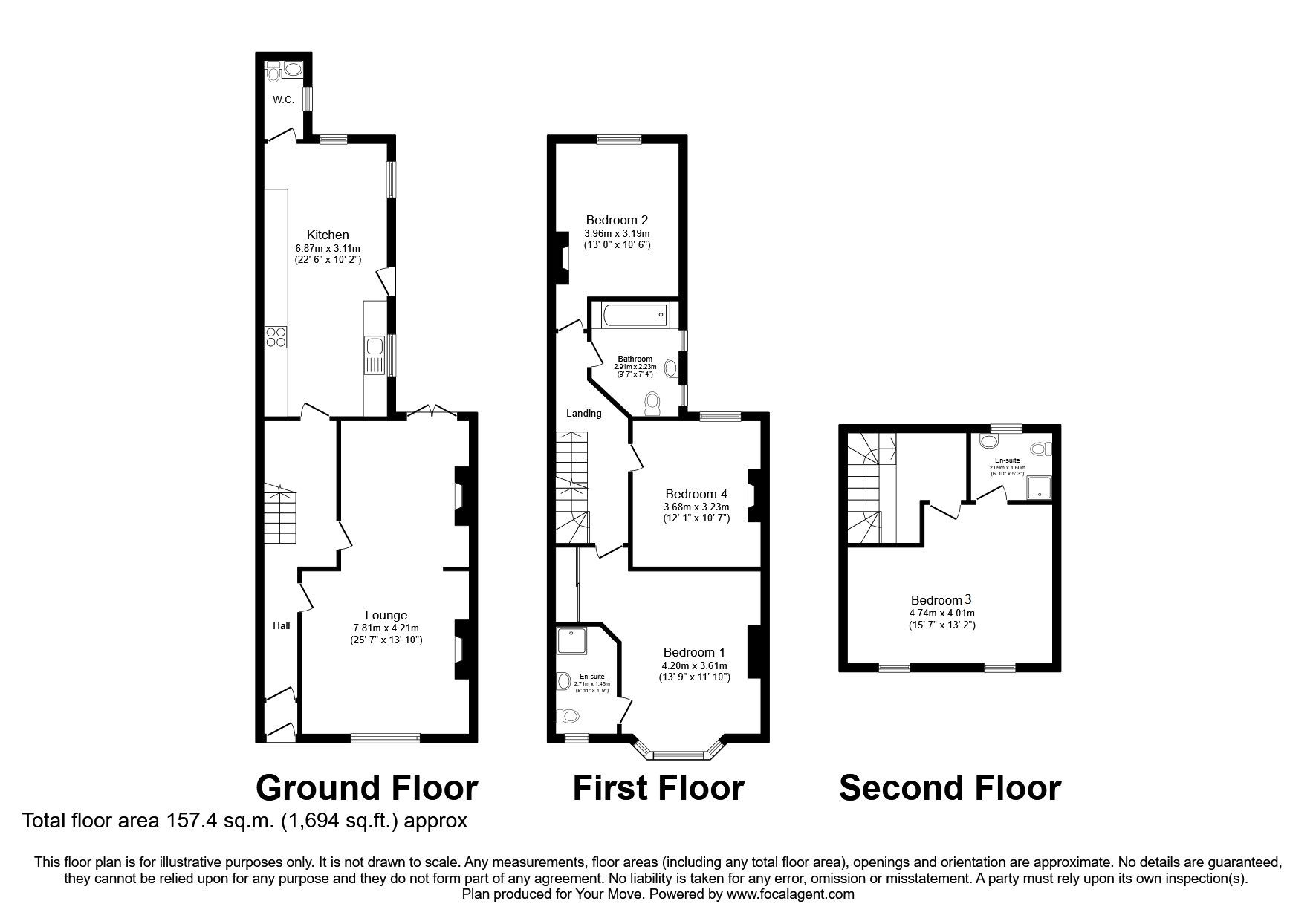 4 bed terraced house for sale in Abbotsbury Road, Newton Abbot, Devon