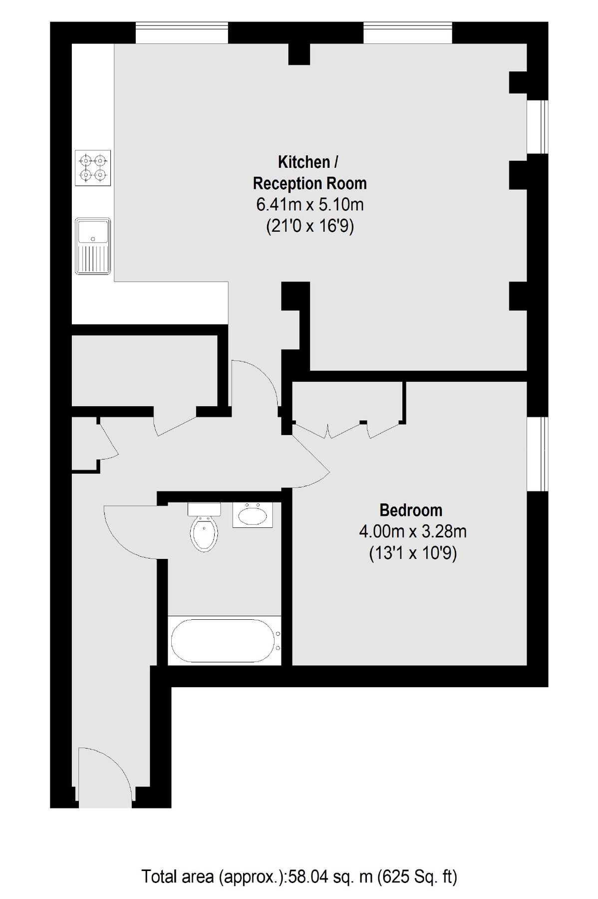 1 bed flat for sale in Kew Bridge Road, Brentford TW8 Zoopla