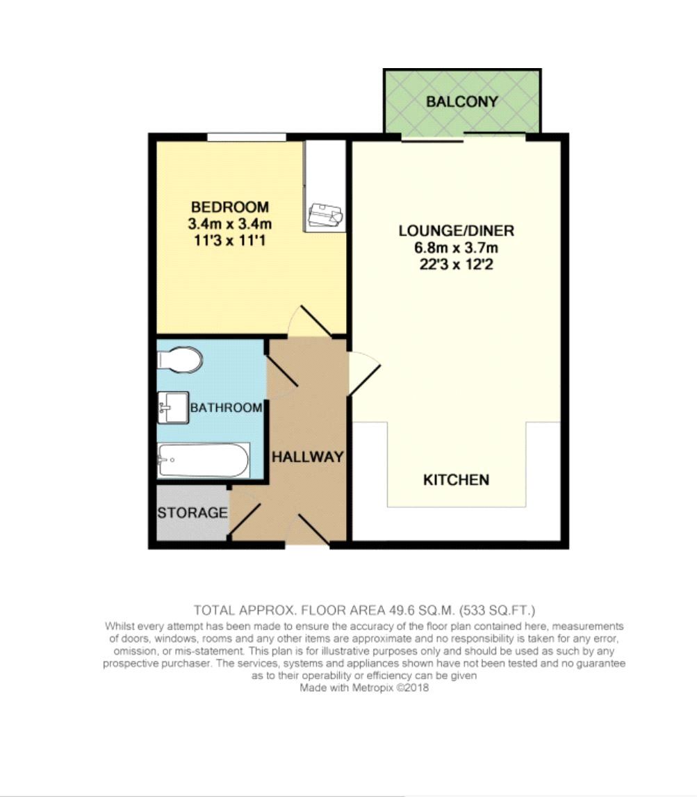 1 bed flat for sale in Creek Mill Way, Waterford Place, Dartford, Kent