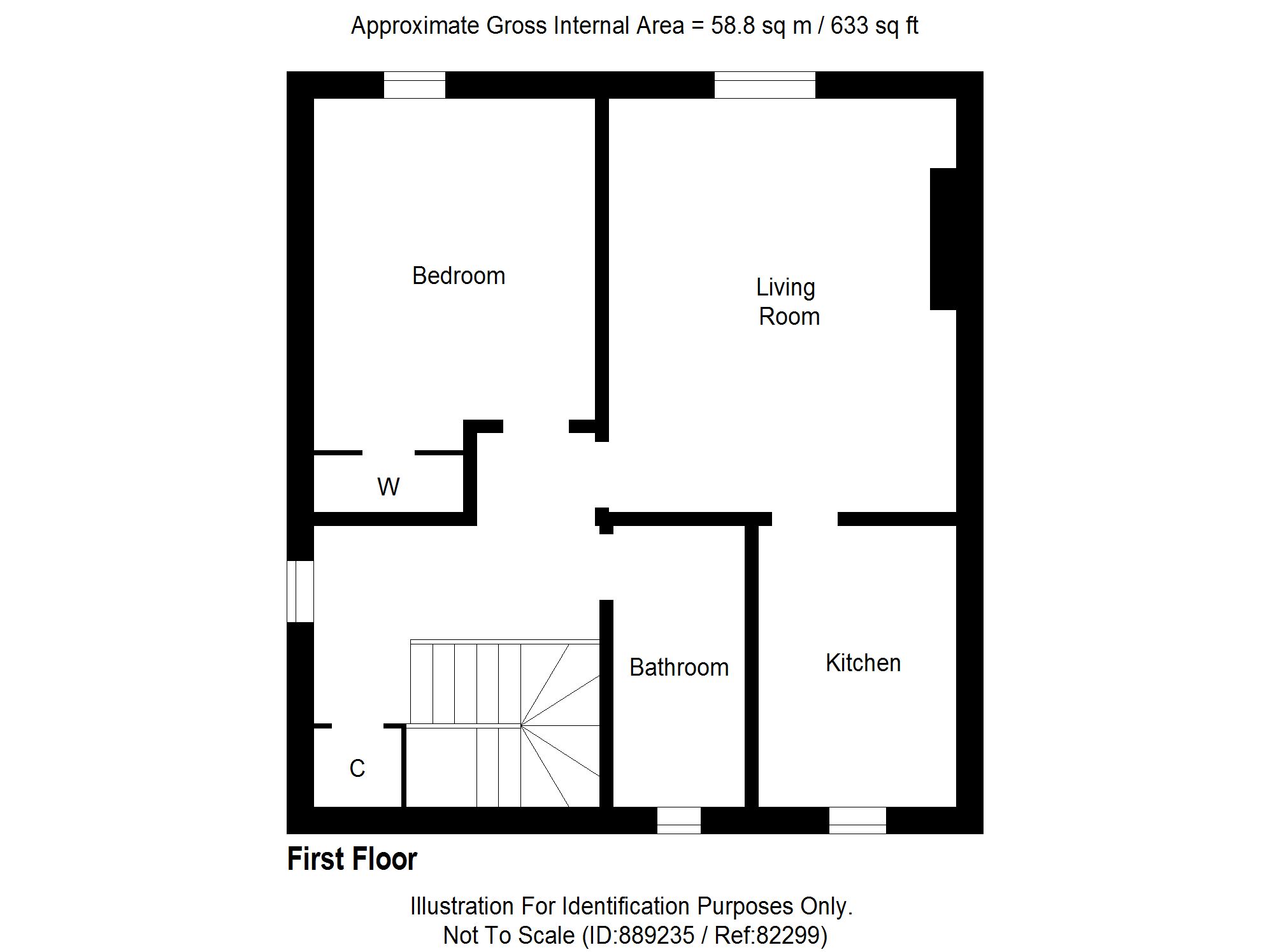 1 bed flat for sale in Balgarvie Crescent, Cupar KY15 Zoopla