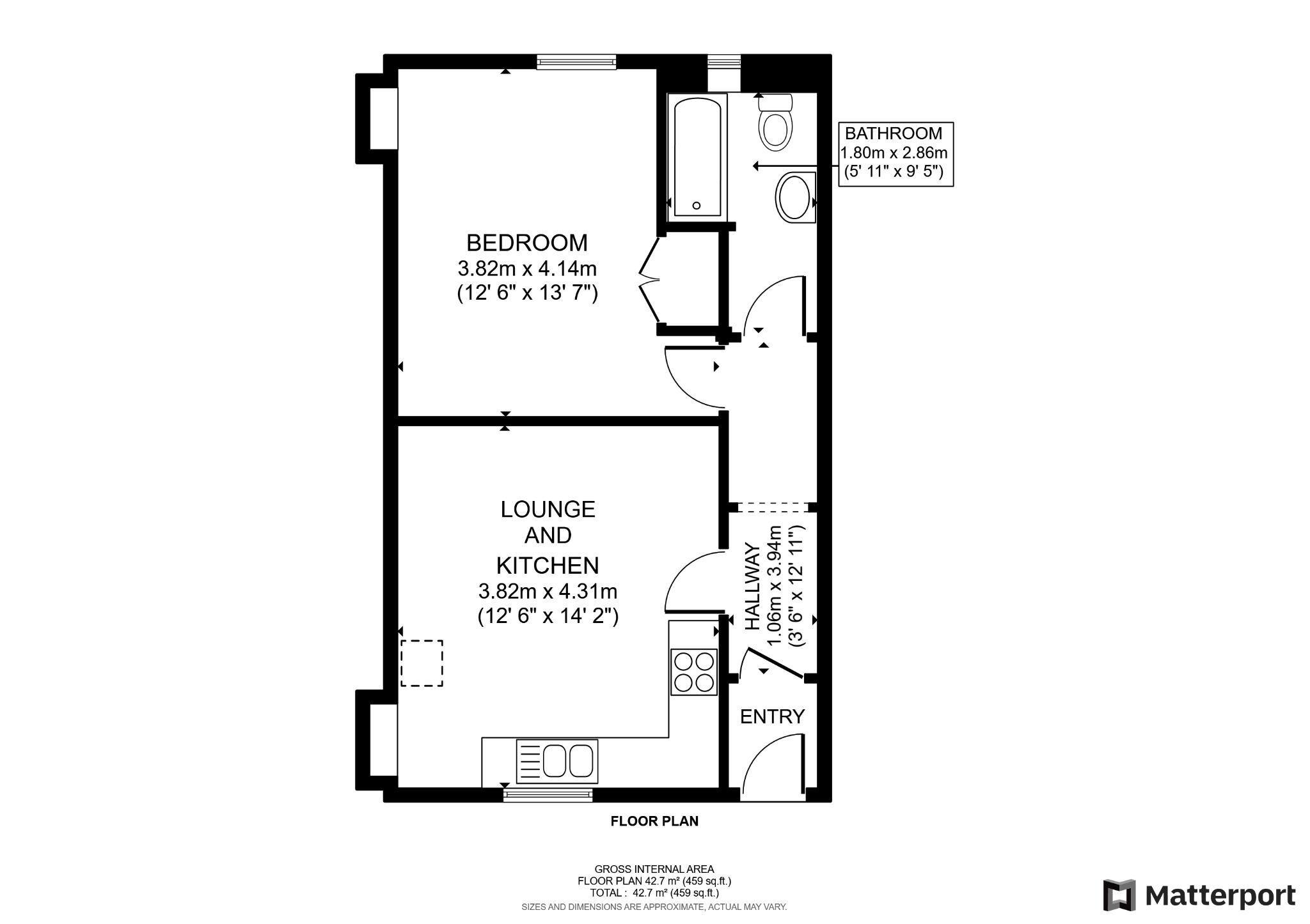 1 bed flat for sale in Alexander Street, Uphall, Broxburn, West Lothian