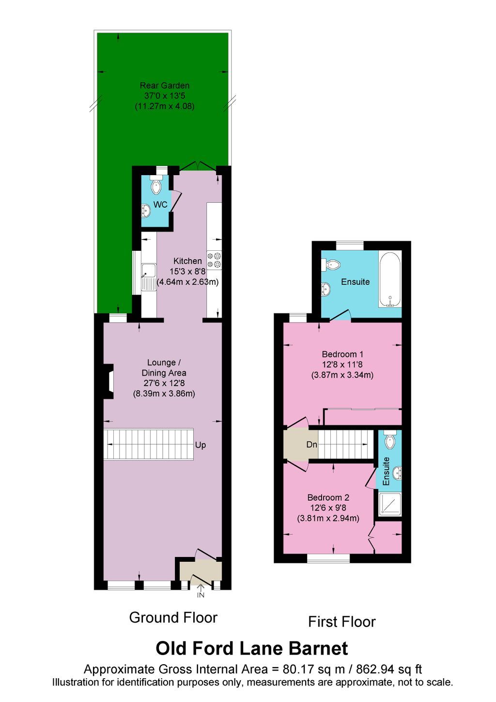 2 bed terraced house for sale in Old Fold Lane, EN5 Zoopla
