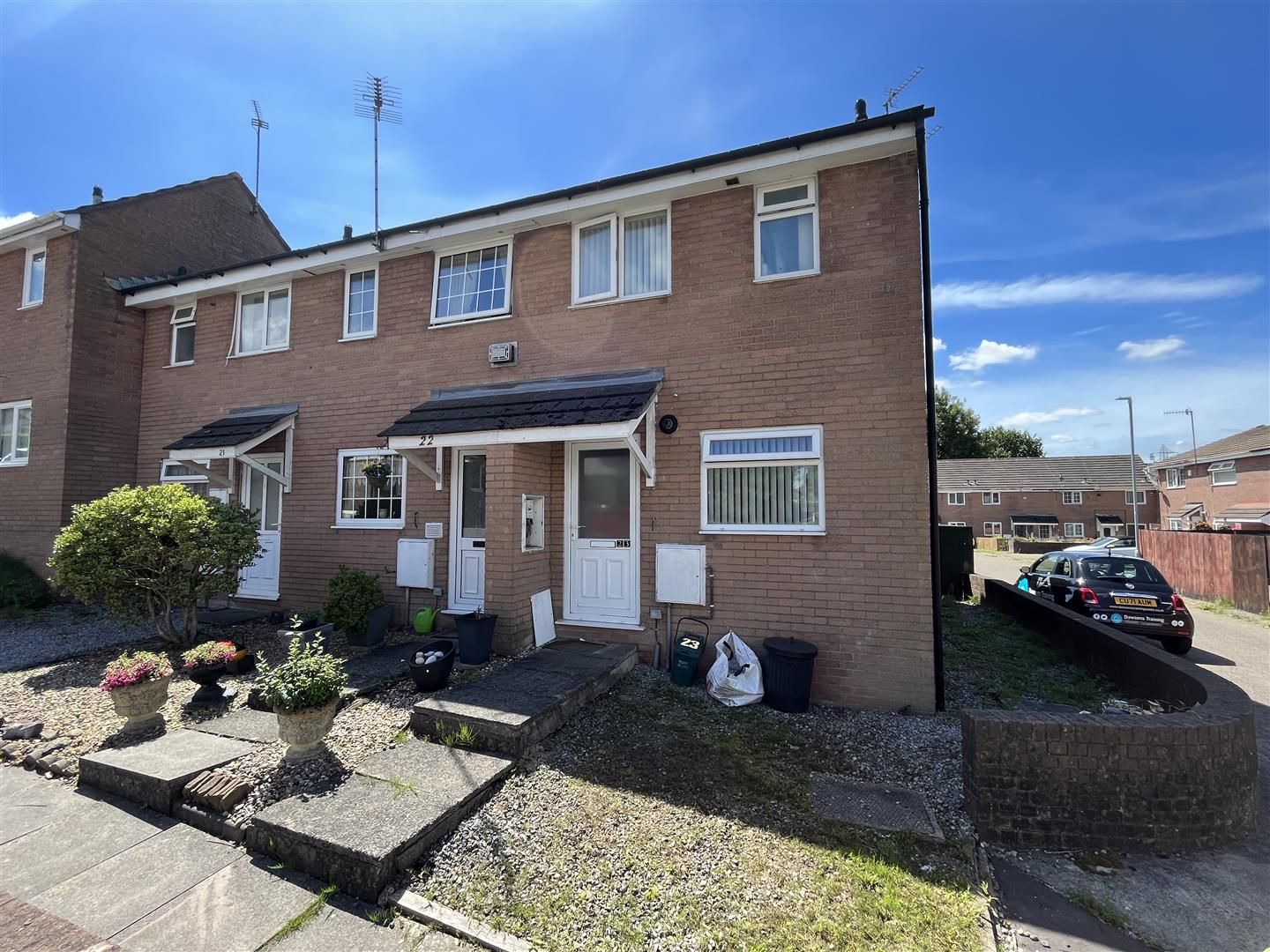 2 bed end terrace house for sale in Pant Yr Helyg, Fforestfach, Swansea