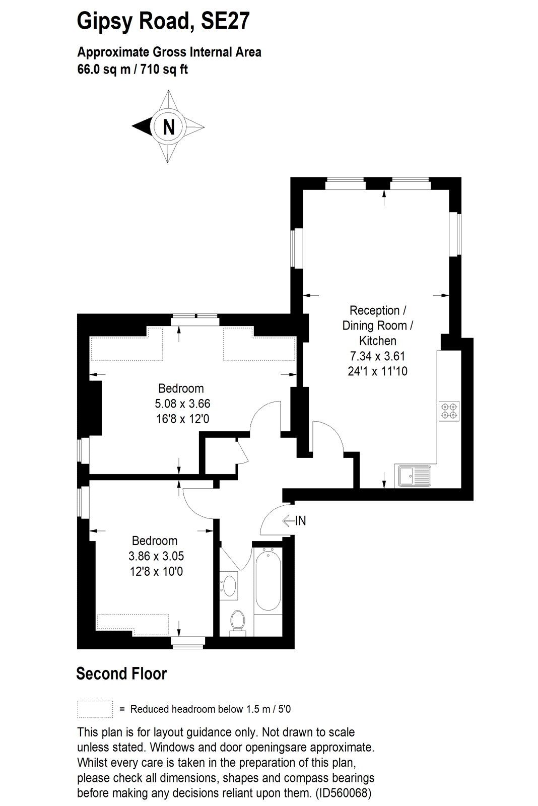2 bed flat to rent in Gipsy Road, West Norwood SE27 Zoopla