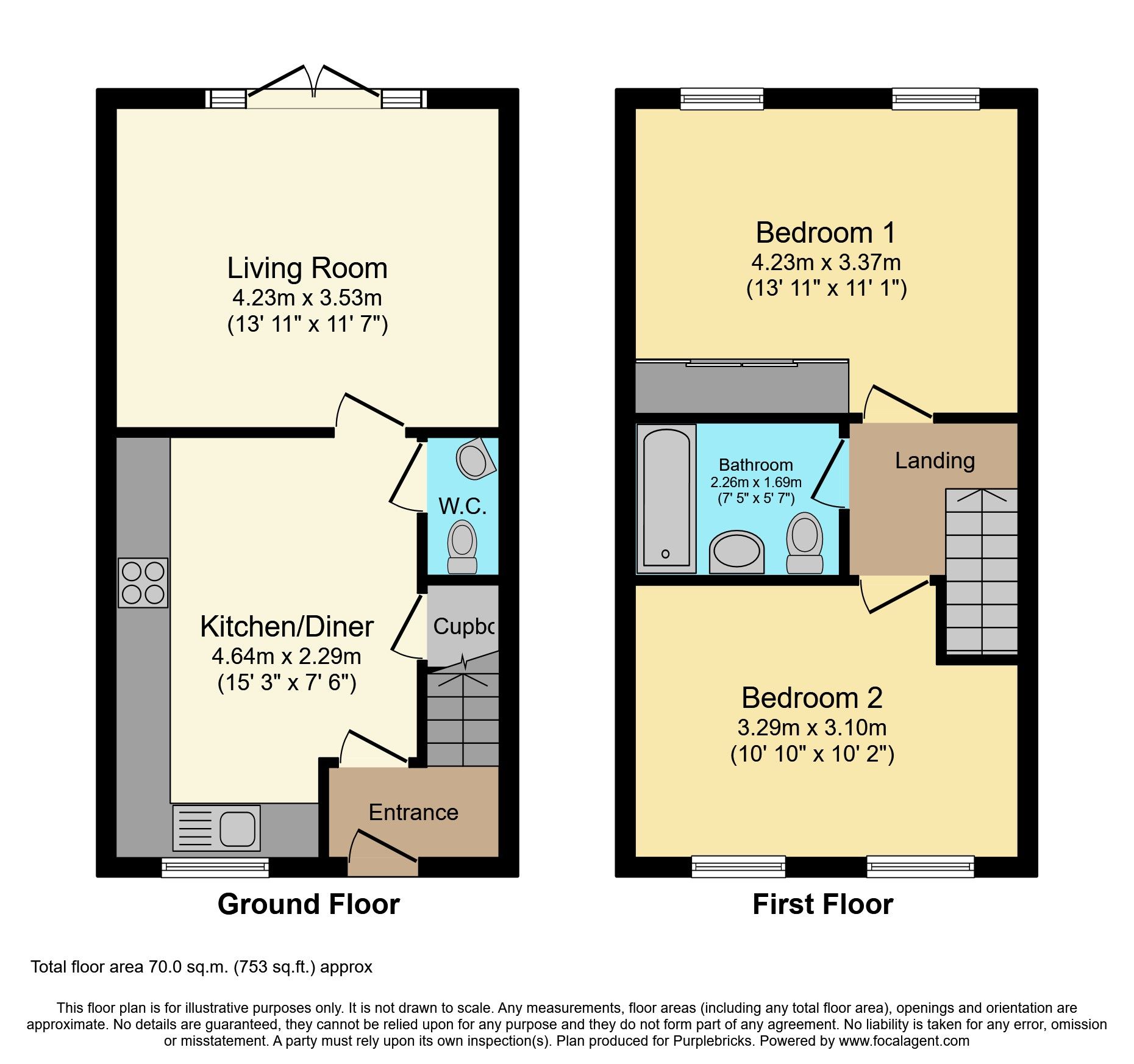 2 bed semidetached house for sale in Ragley Close, Tamworth B79 Zoopla