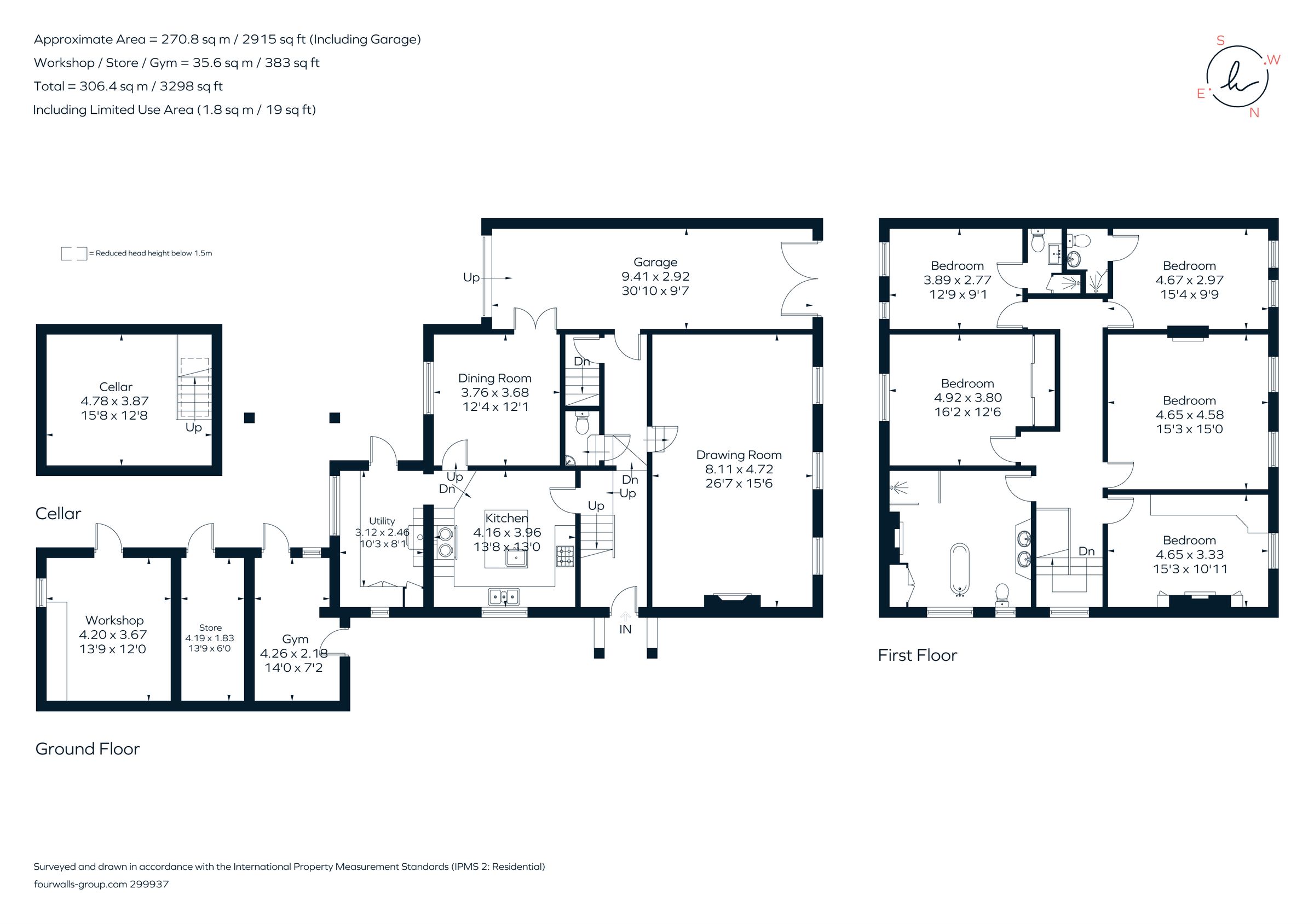 5 bed detached house for sale in Stane Street, Codmore Hill, Pulborough
