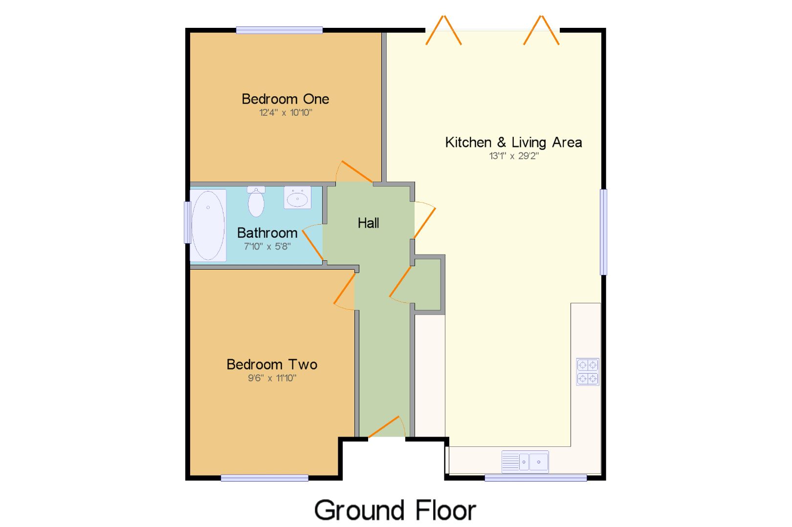 New home, 2 bed bungalow for sale in The Willows, Morley Hill, Stanford