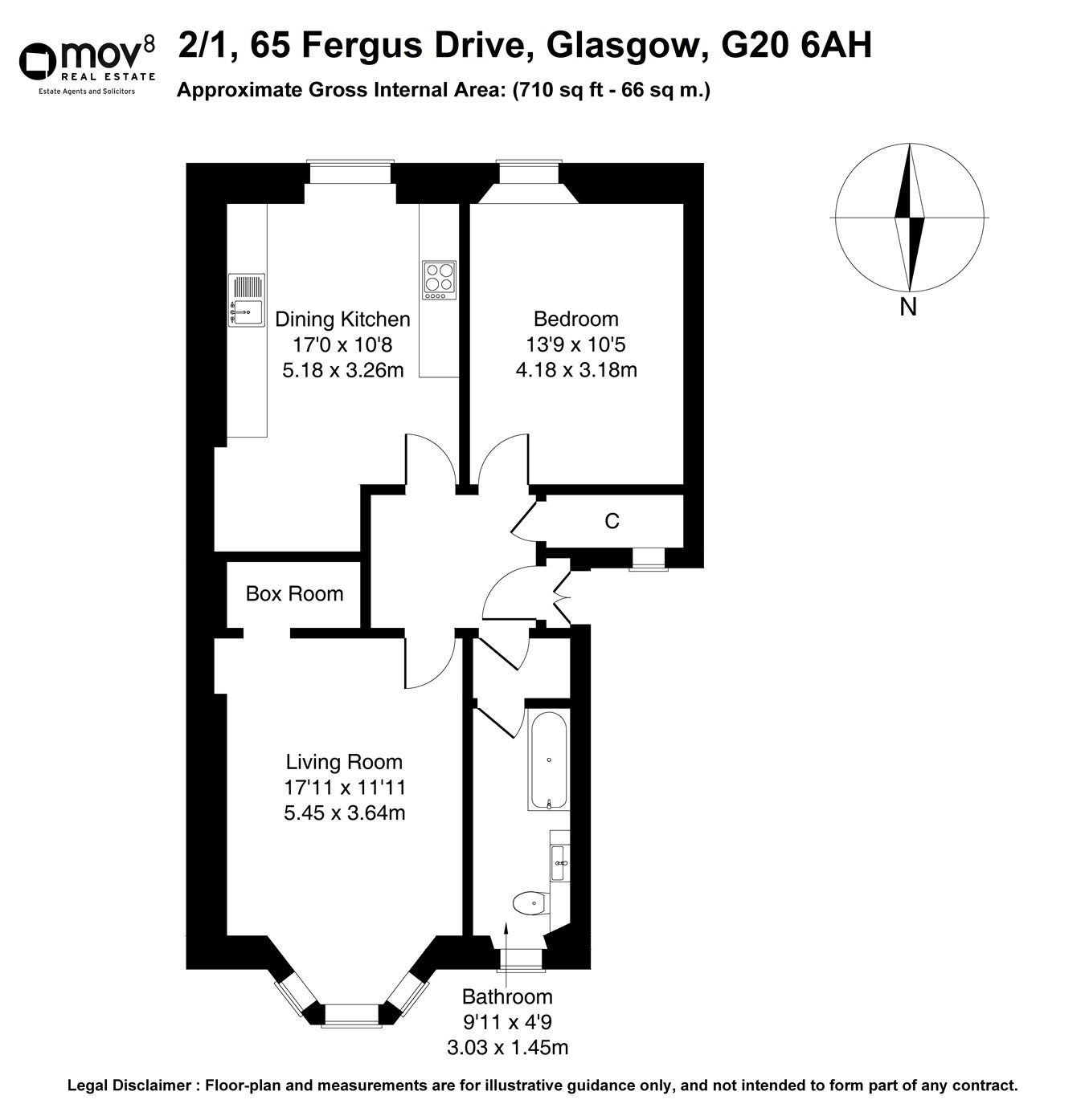 1 bed flat for sale in Fergus Drive, North Kelvinside, Glasgow G20 Zoopla