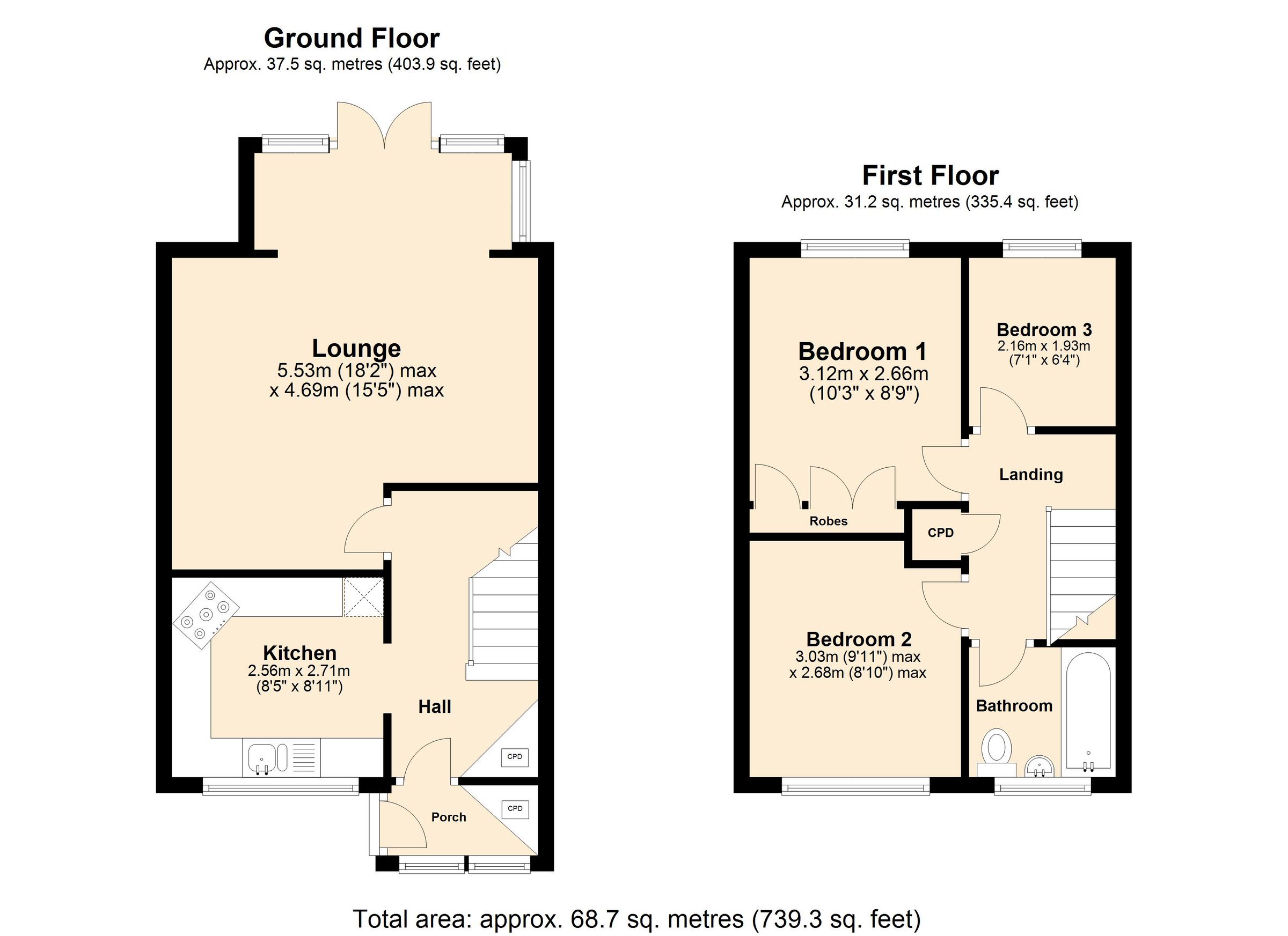 3 bed terraced house for sale in Temple Lane, Littleborough OL15 Zoopla