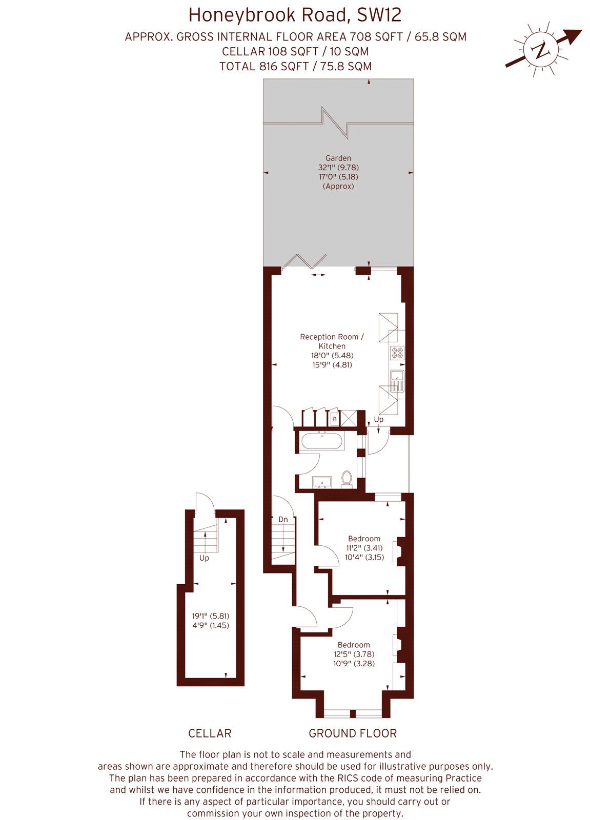 2 bed flat for sale in Honeybrook Road, London SW12 Zoopla