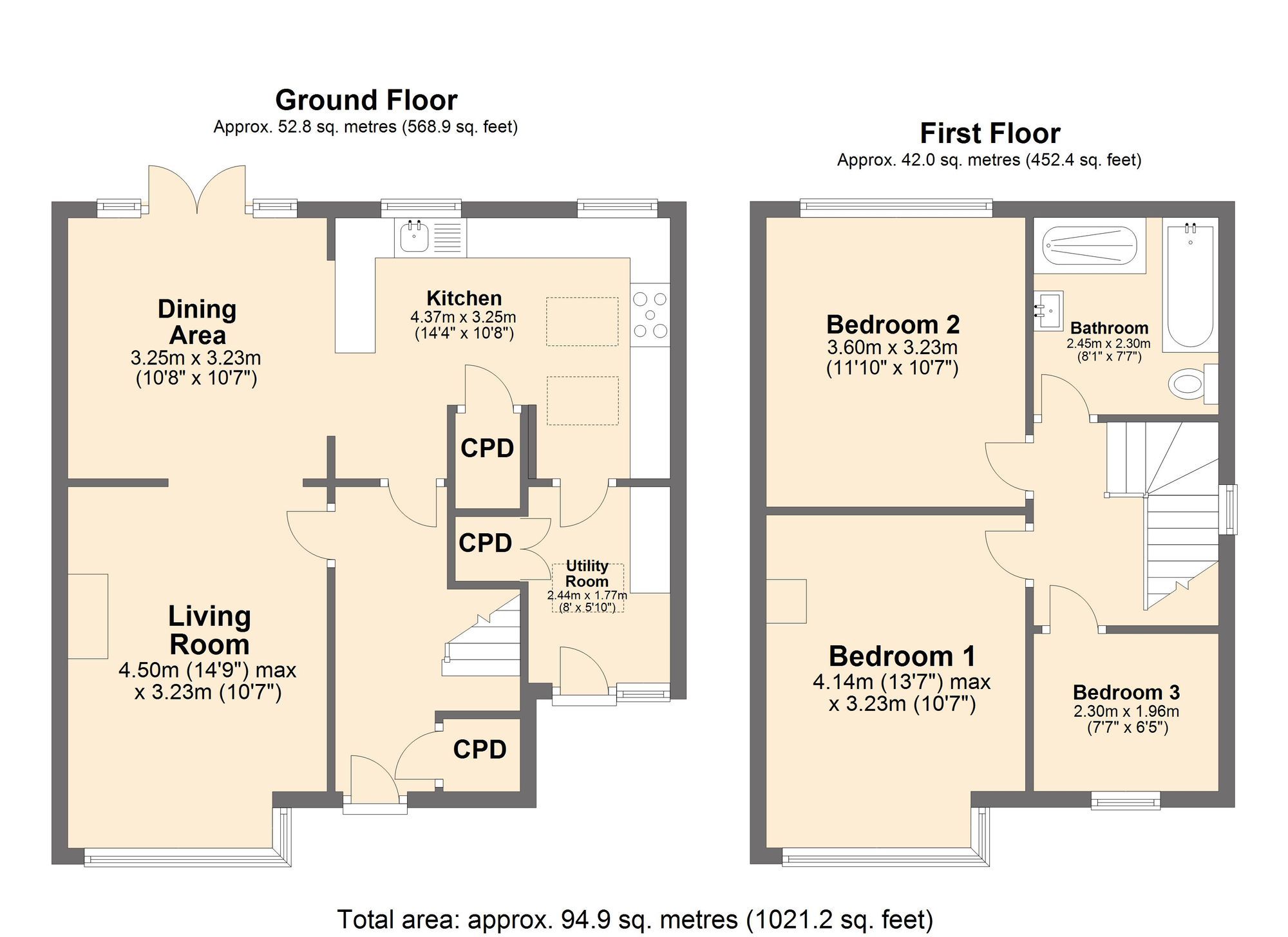3 bed semidetached house for sale in Weavers Close, Grenoside S35 Zoopla