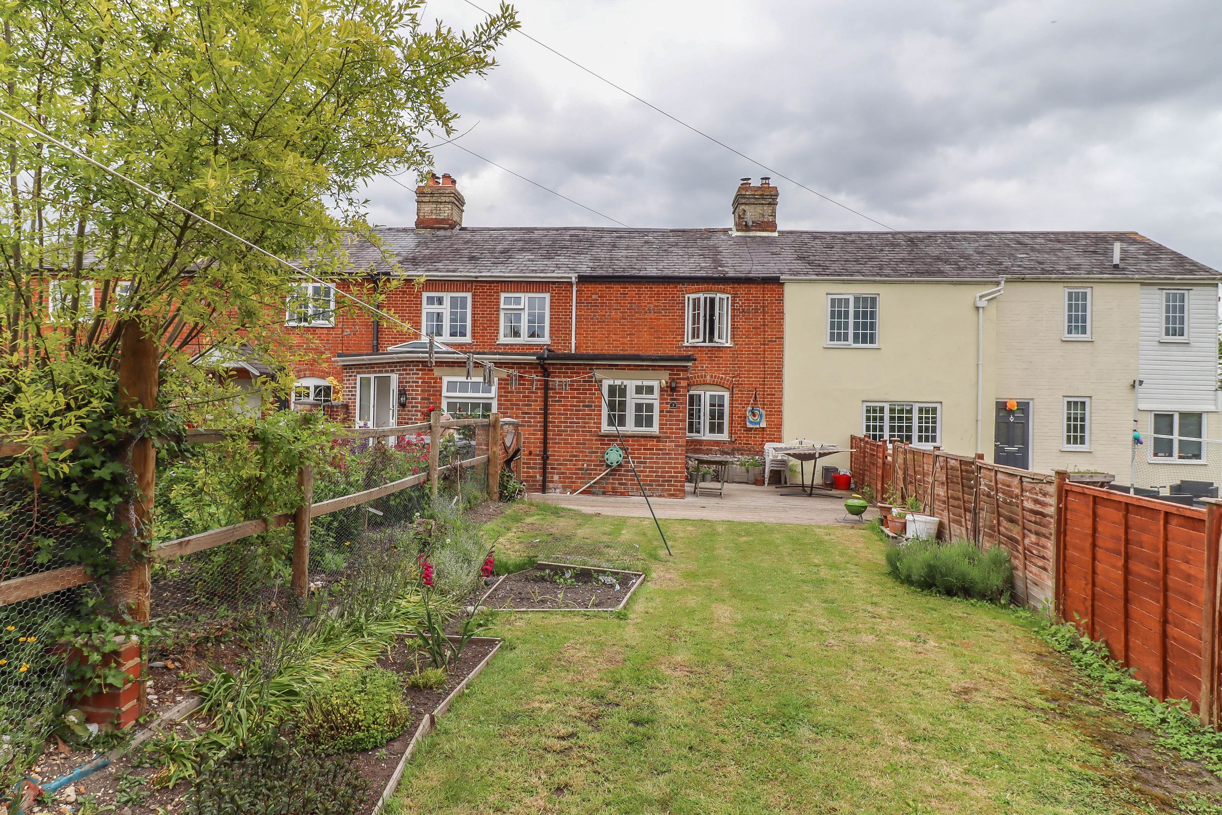 2 bed terraced house for sale in Broughton, Stockbridge, Hampshire SO20