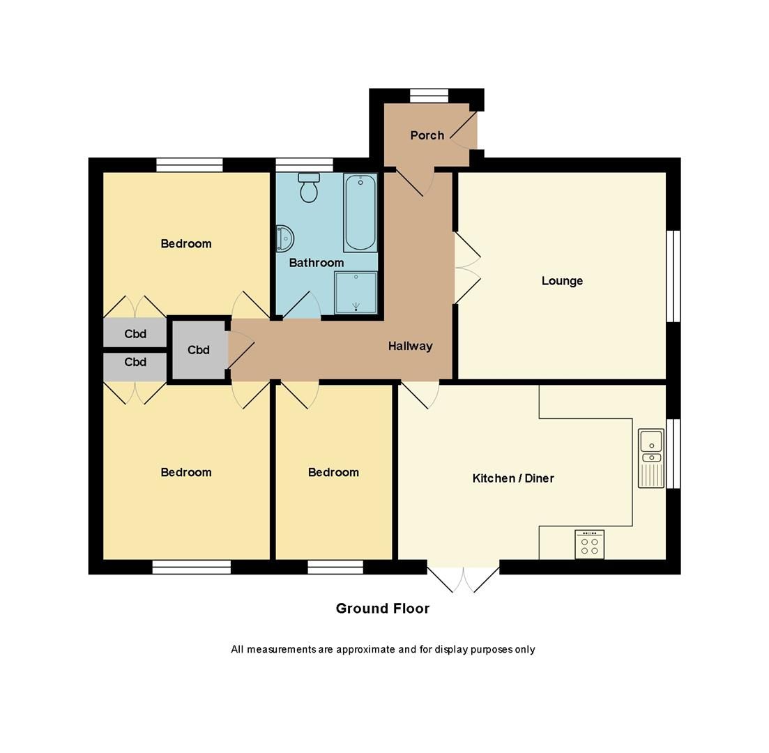 3 bed detached bungalow for sale in Chapel Road, Foxhole, St. Austell