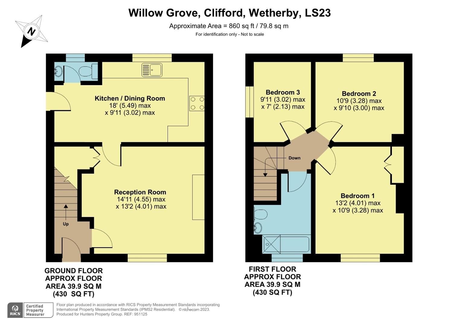 3 bed semidetached house for sale in Willow Grove, Clifford, Wetherby