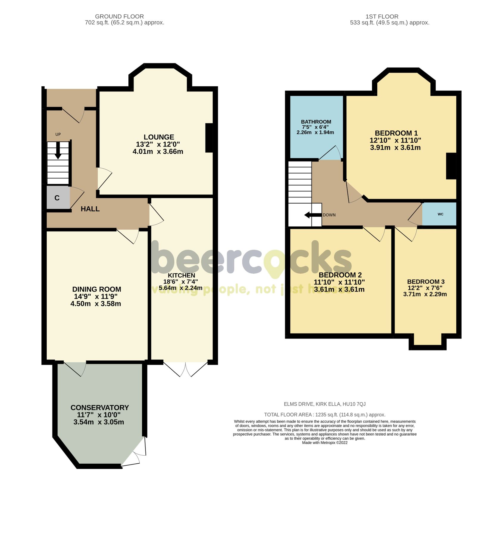 3 bed semidetached house for sale in Elms Drive, Kirk Ella, Hull HU10