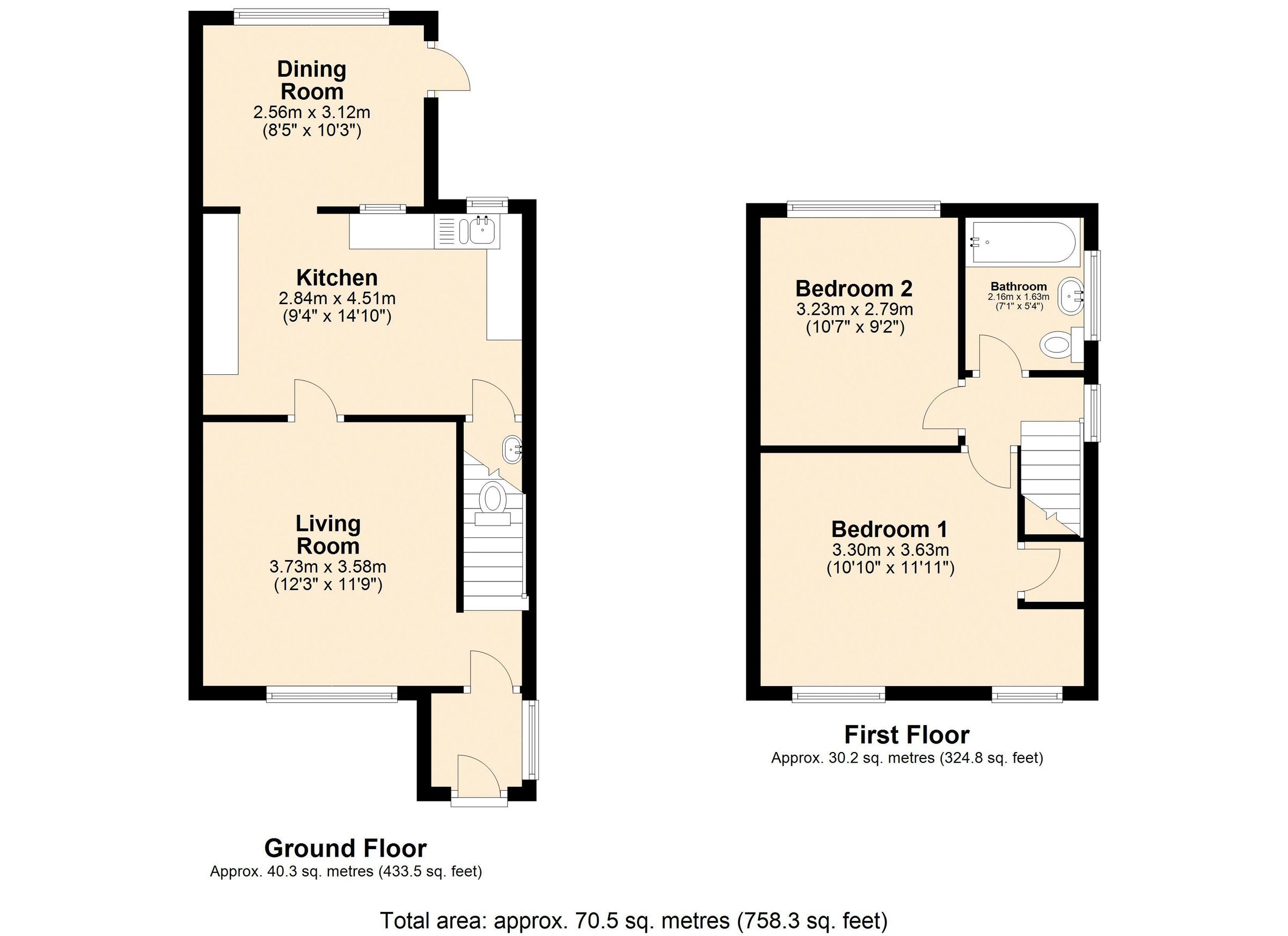 2 bed semidetached house for sale in Brooke Close, Baxenden, Accrington BB5 Zoopla