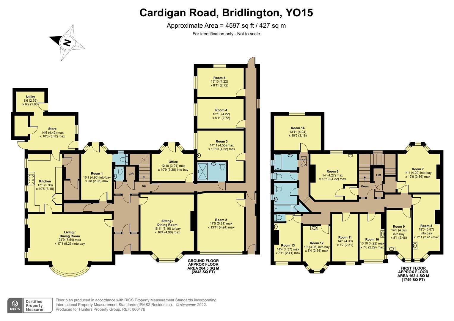 12 bed detached house for sale in Fairways, 119 Cardigan Road