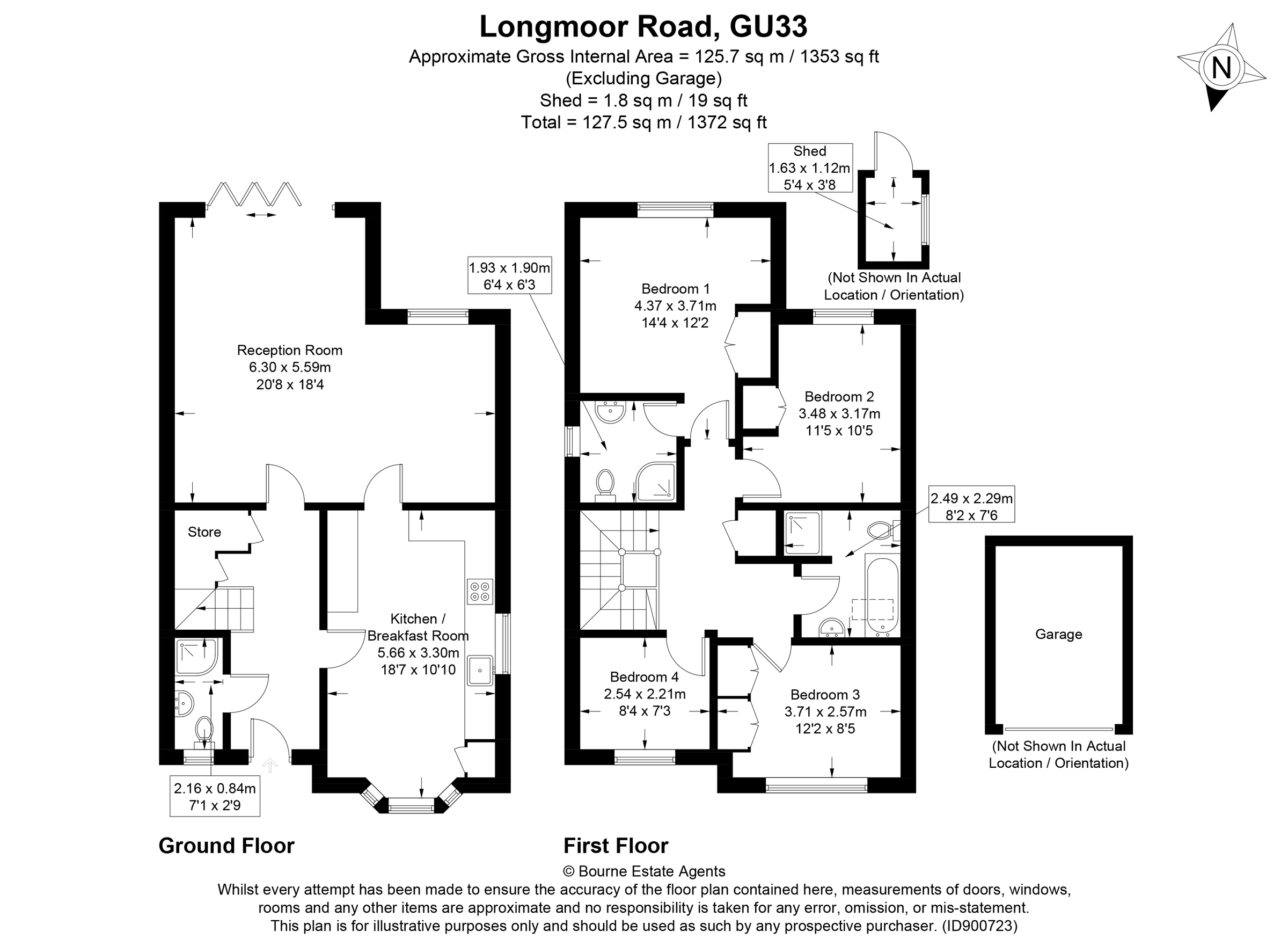4 bed detached house for sale in The Lockleys, Longmoor Road, Greatham