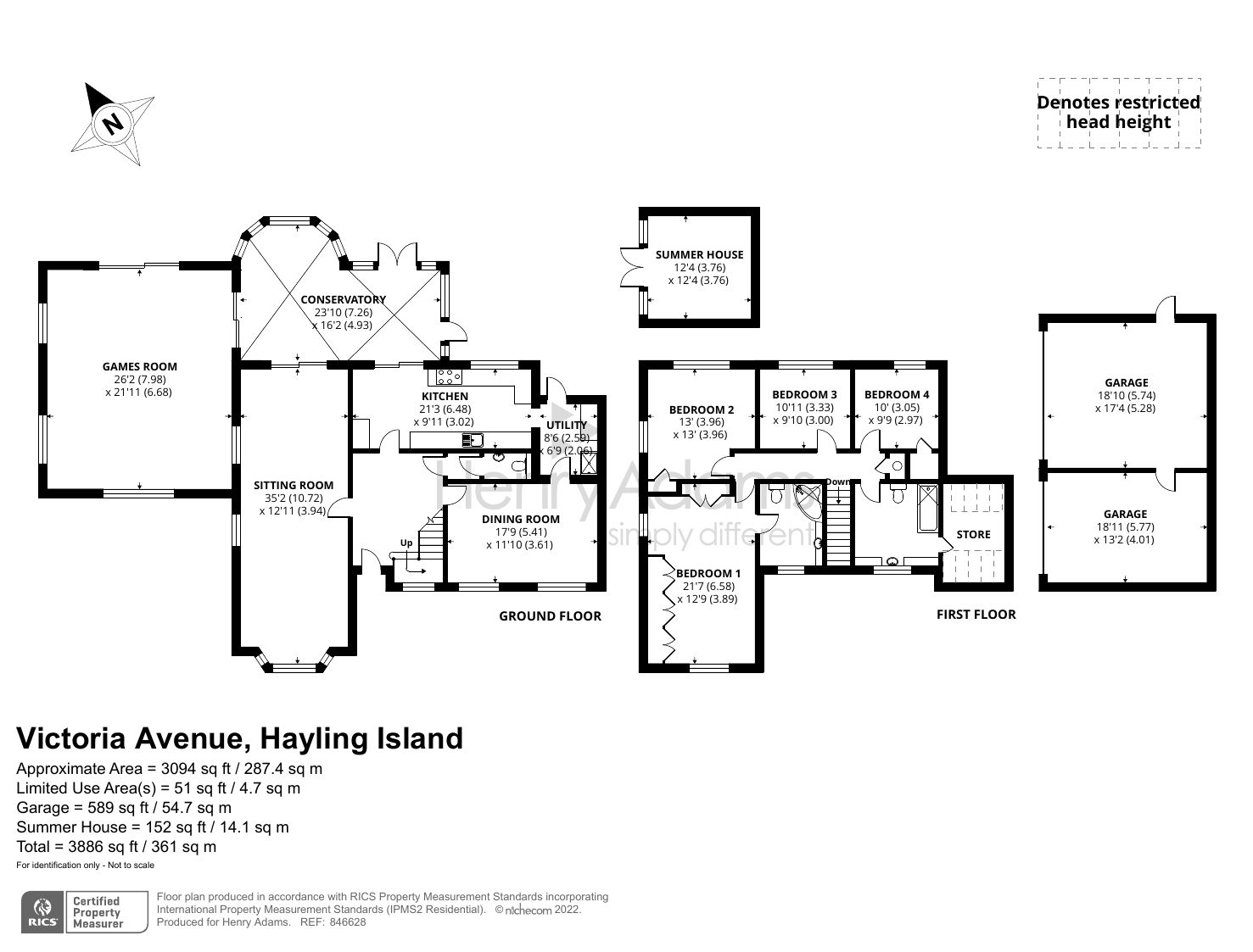 4 bed detached house for sale in Appletree Lodge, 19 Victoria Avenue