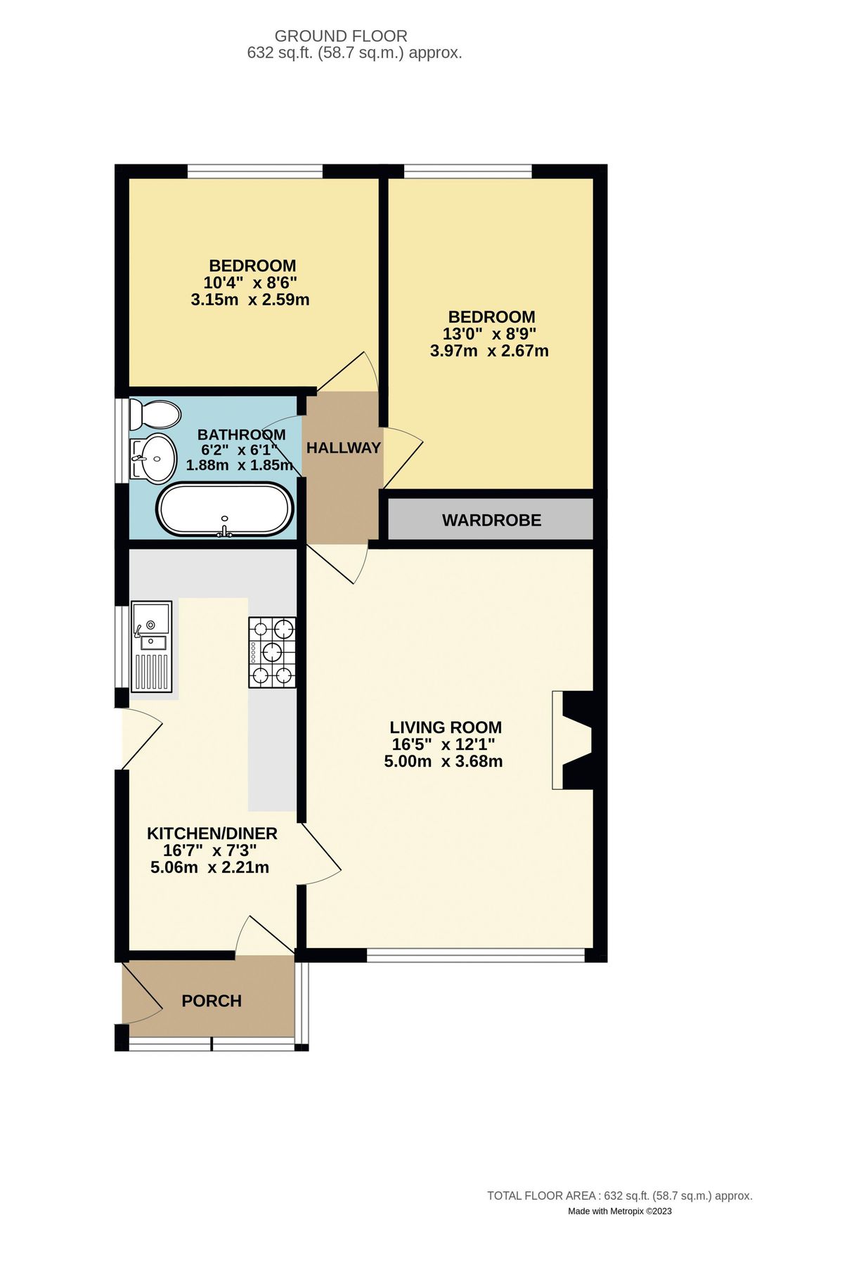 2 bed detached bungalow to rent in Ryeland Close, Wembury, Plymouth PL9