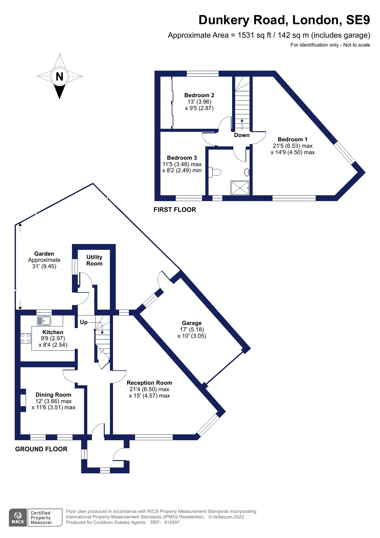 3 bed end terrace house for sale in Dunkery Road, London SE9 Zoopla