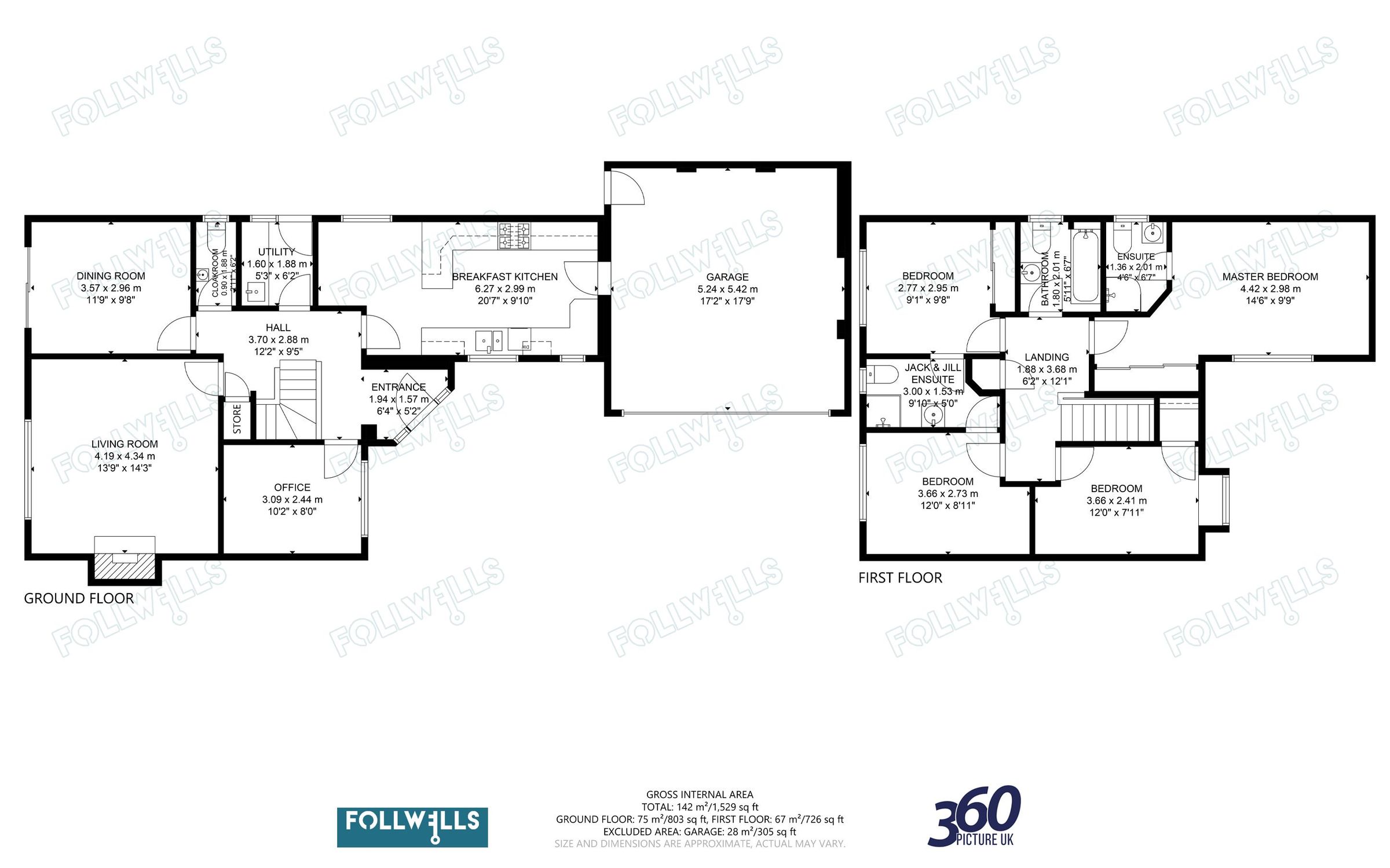 4 bed detached house for sale in FairGreen Road, Baldwins Gate