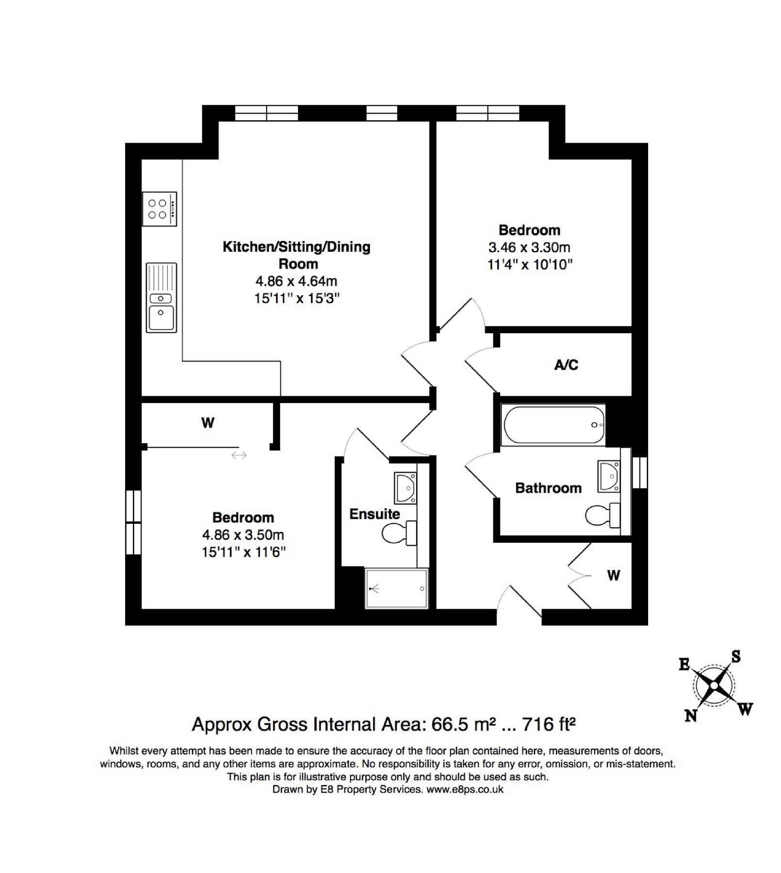 2 bed flat to rent in White Horse House, Wolage Drive, Wantage
