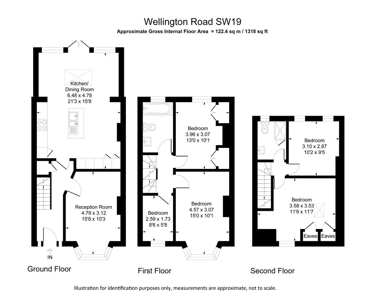 5 bed terraced house for sale in Wellington Road, London SW19 Zoopla