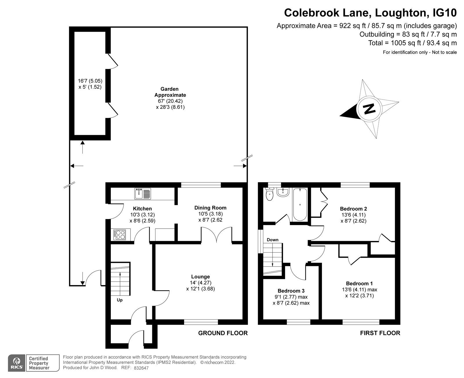 3 bed semidetached house for sale in Colebrook Lane, Loughton, Essex