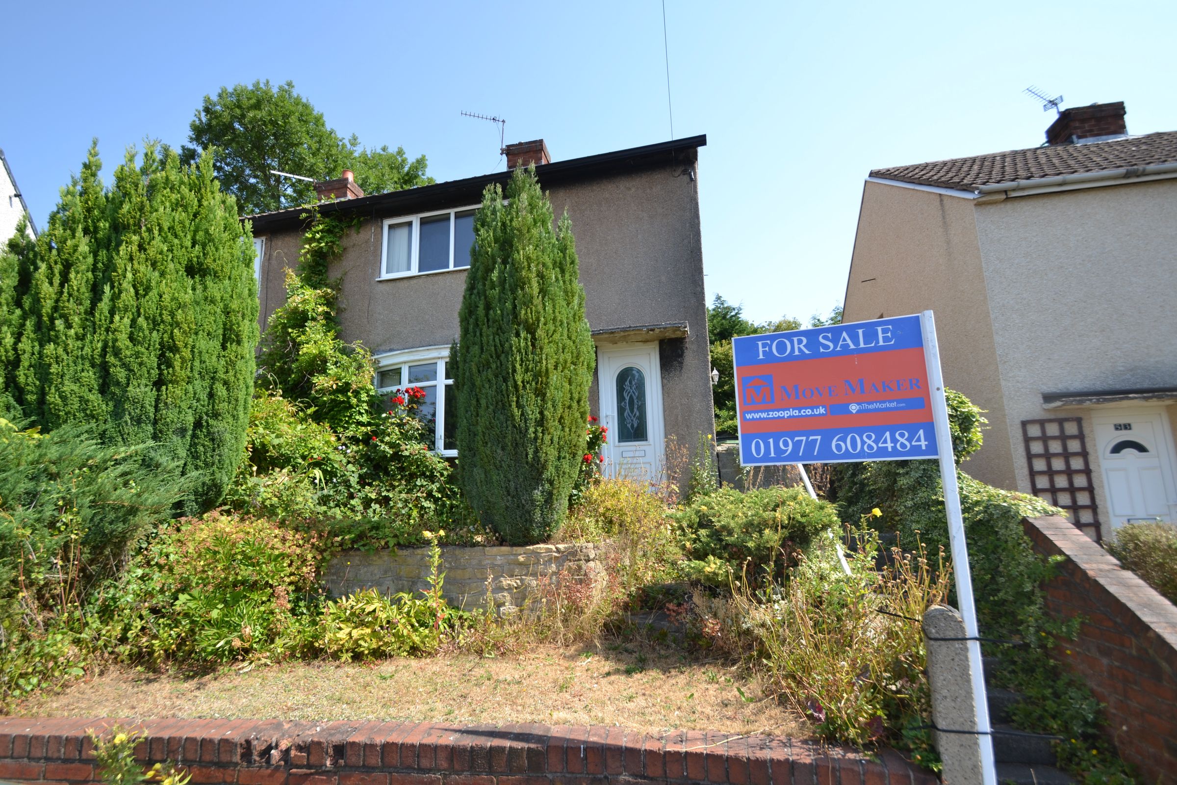 2 bed semidetached house for sale in Hill Estate, Upton, Pontefract
