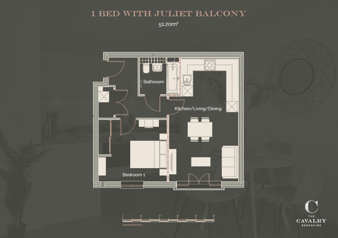 1 bed flat to rent in Millard Place, Arborfield Green, Reading