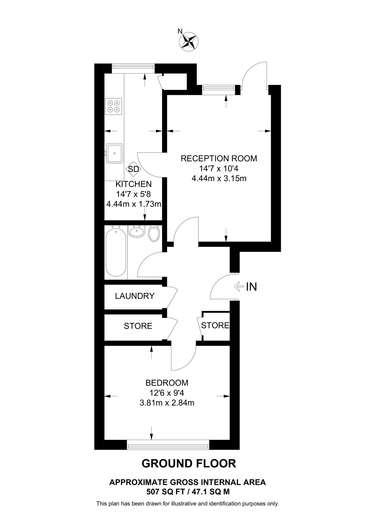 1 bed flat for sale in Tenterden Road, Tottenham, London N17 Zoopla