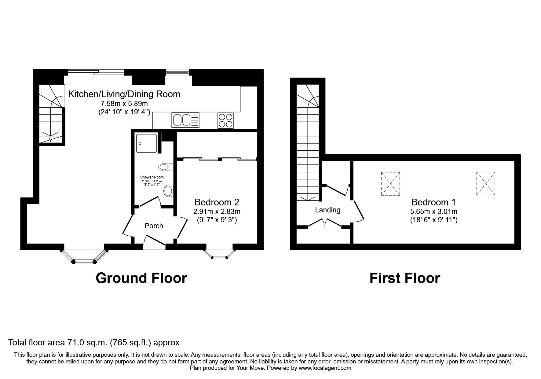 2 bed bungalow for sale in St. Peters Terrace, Buckie, Moray AB56 Zoopla