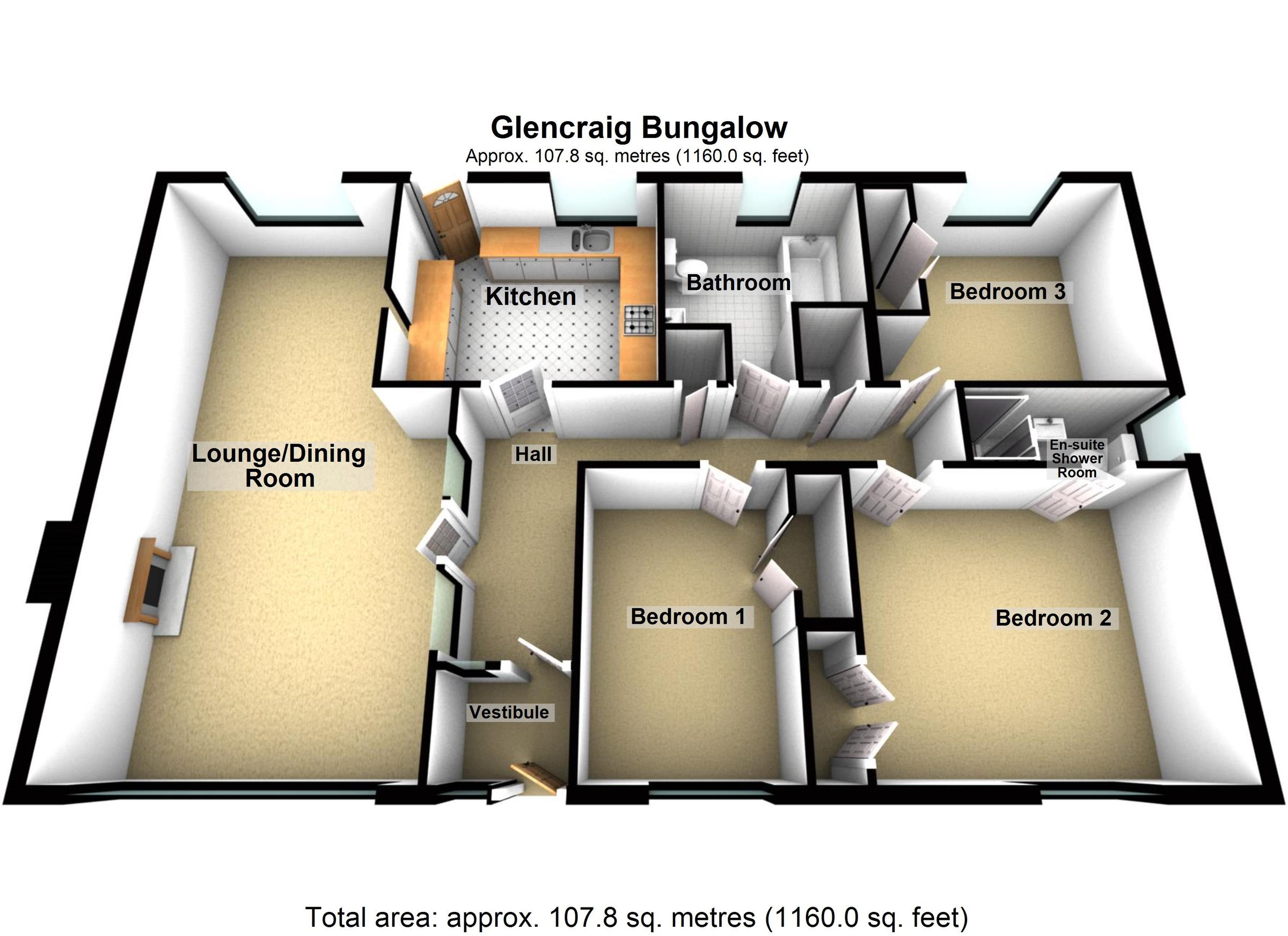 3 bed bungalow for sale in Glencraig Place, Lamlash, Isle Of Arran KA27 Zoopla