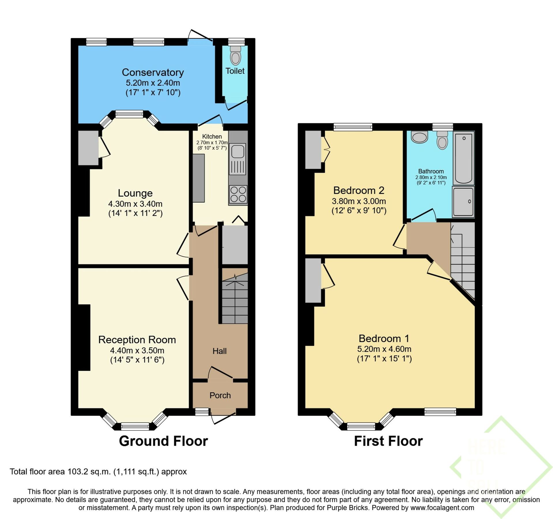 2 bed terraced house for sale in Stirling Road, Wood Green, London N22