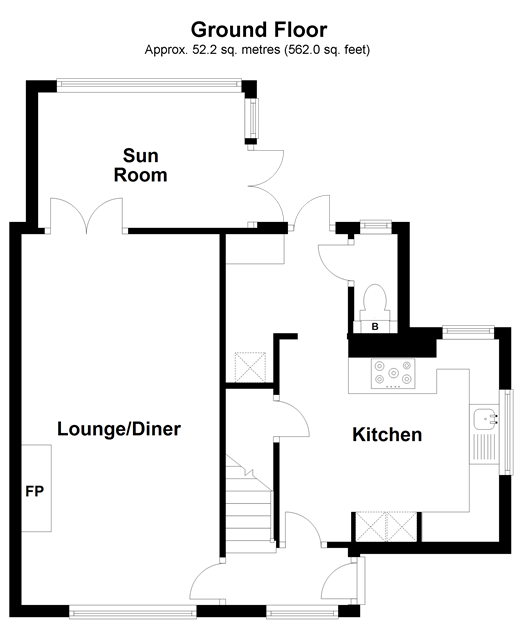 3 bed semidetached house for sale in Chaucer Road, Elvington, Dover