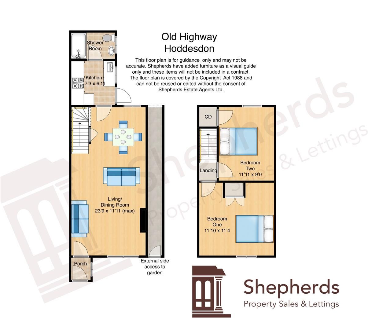 2 bed terraced house for sale in Old Highway, Hoddesdon EN11 Zoopla