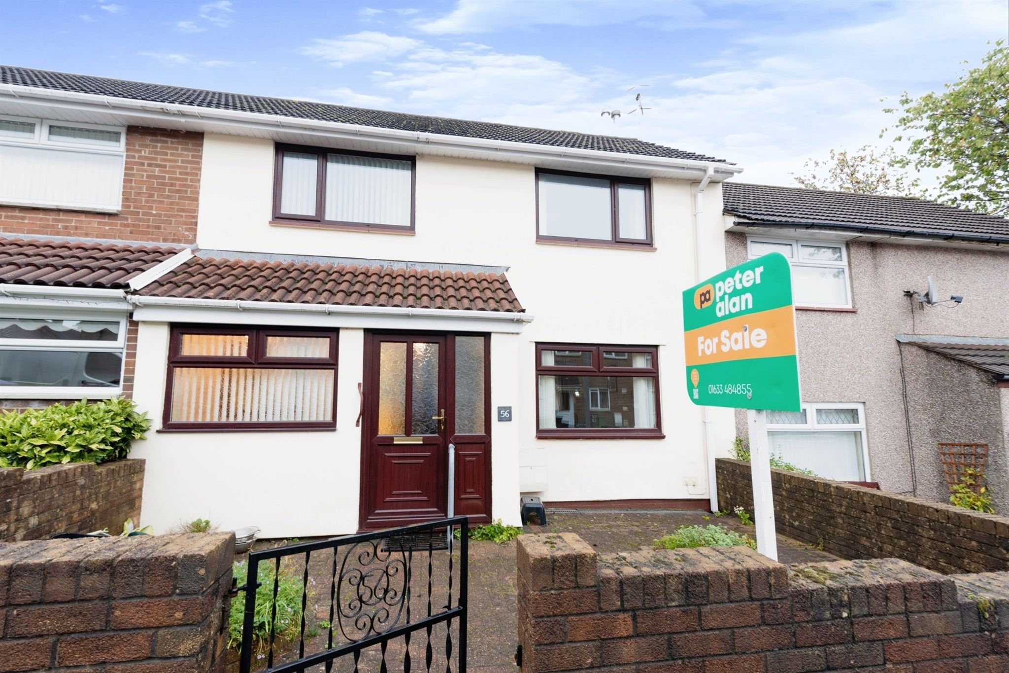 2 bed terraced house for sale in Mynydd Maen Road, Pontnewydd, Cwmbran